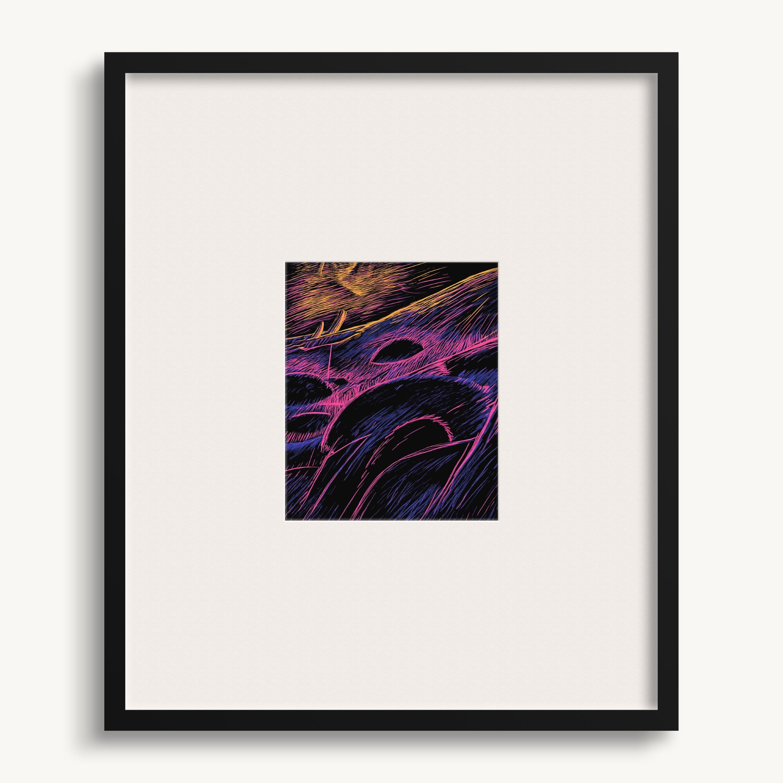 Sweeping Abstract Scene WALL ART