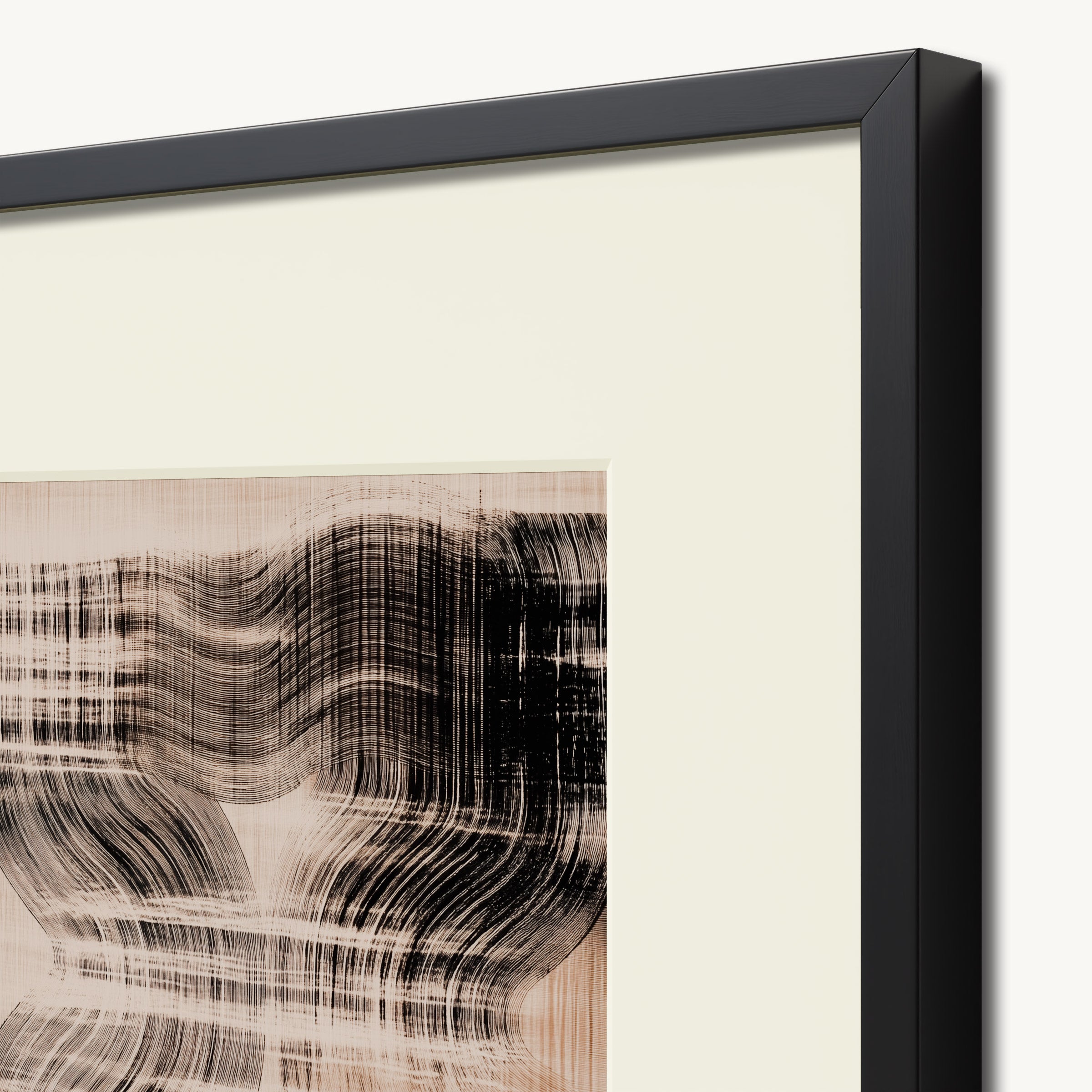 Distorted Grid Pattern WALL ART