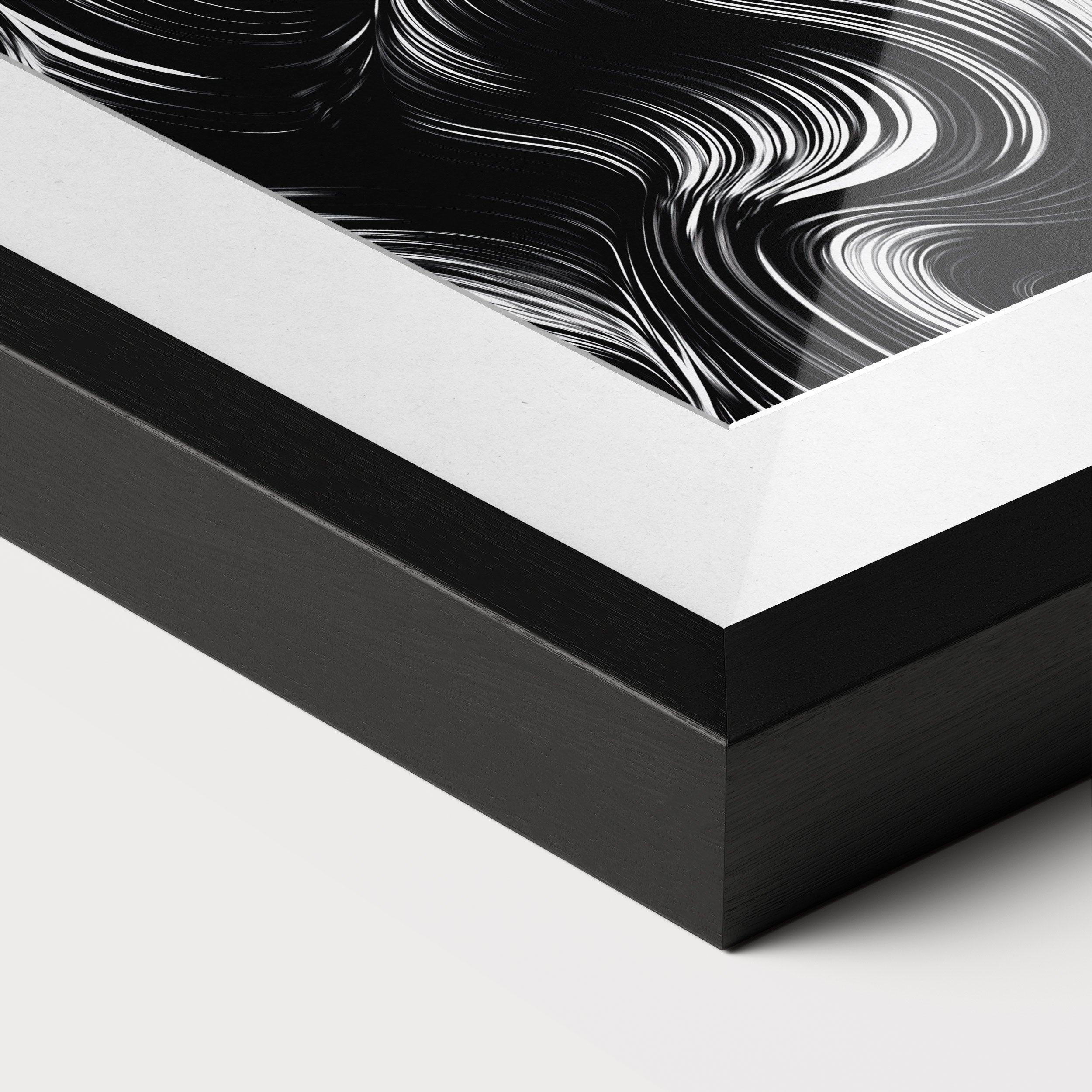 Black & White Abstract WALL ART