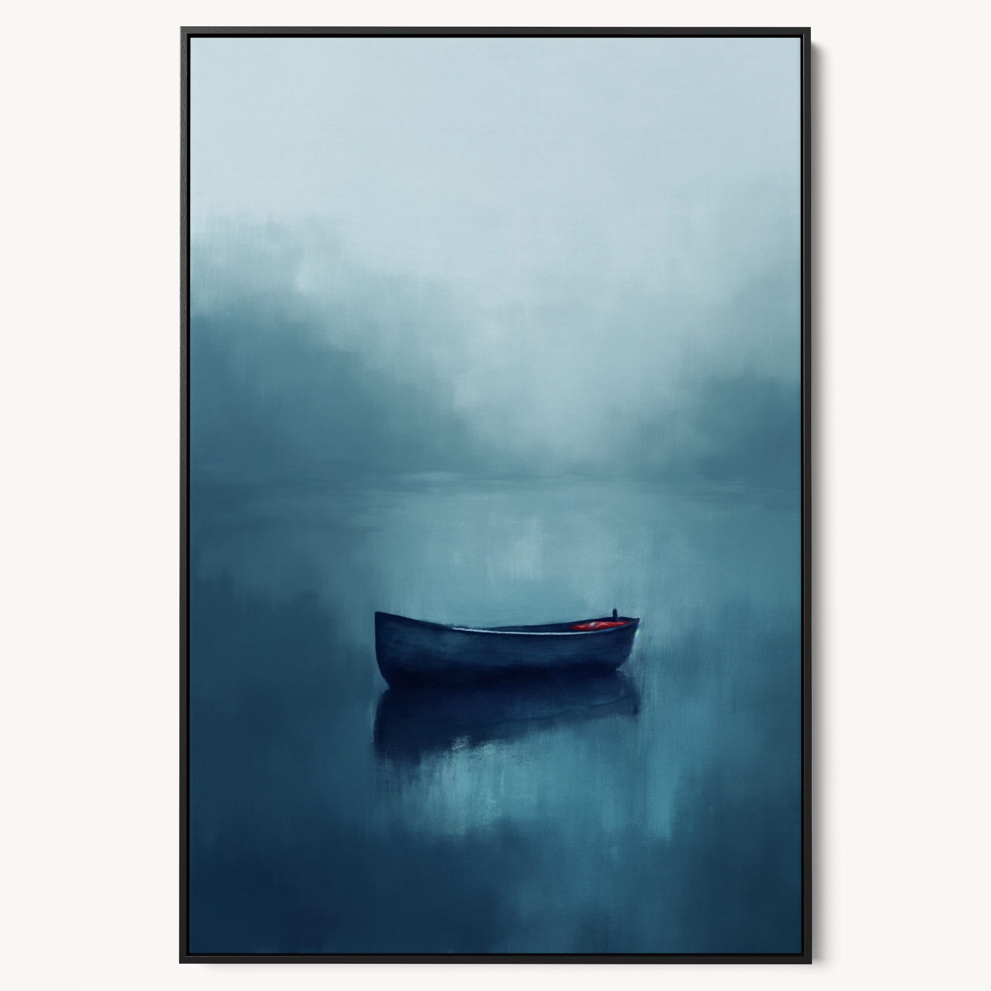 "A LONELY BOAT" WALL ART 2x3