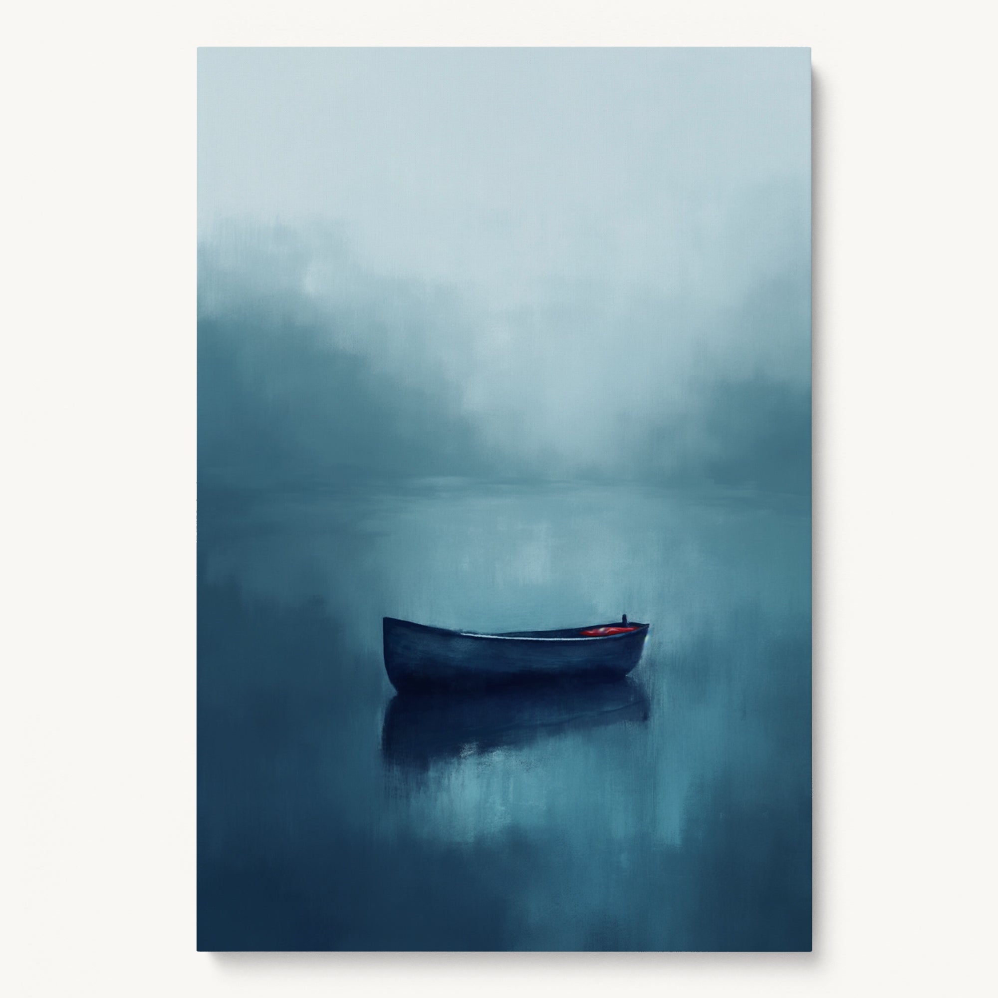 "A LONELY BOAT" WALL ART 2x3