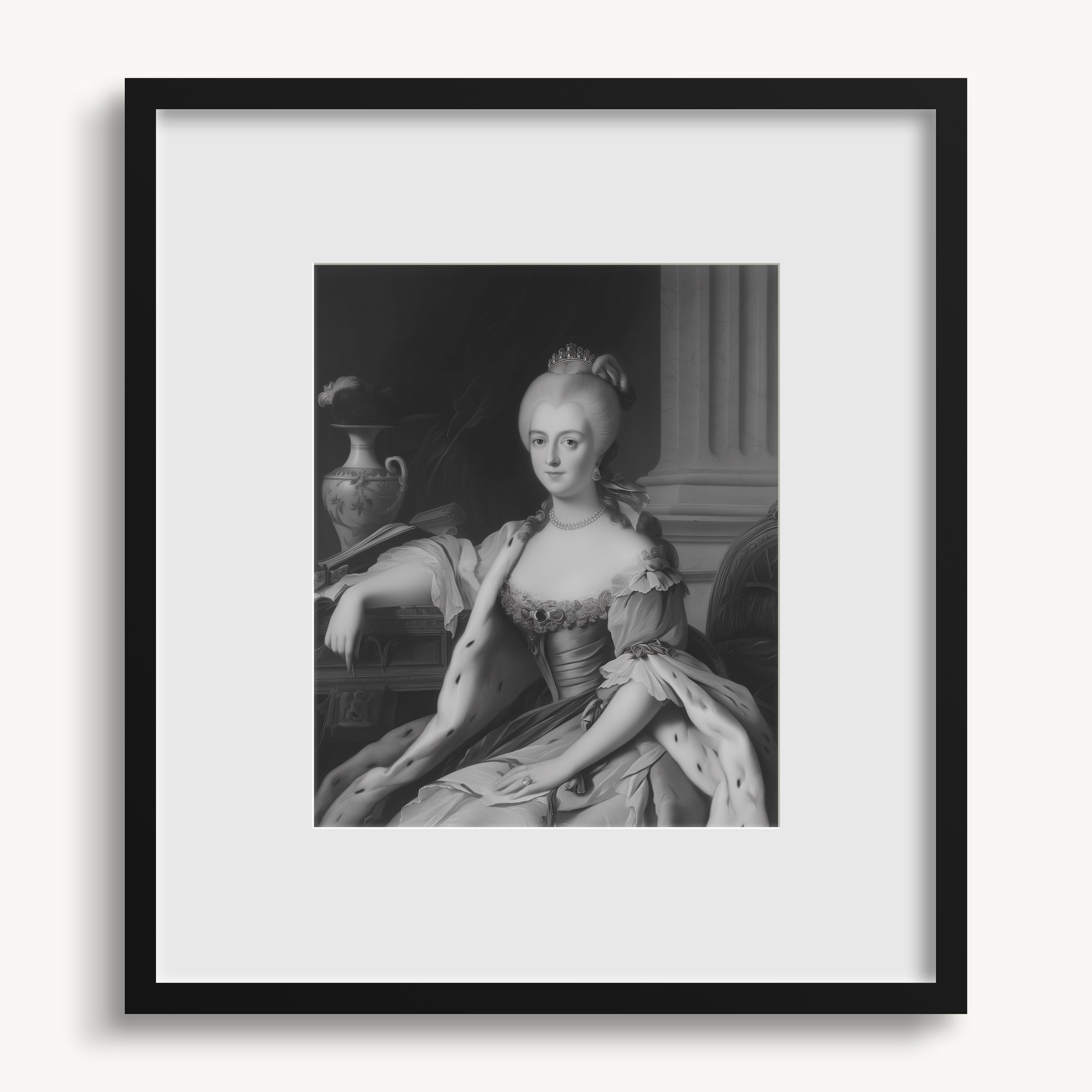 Vintage Portrait of a Noblewoman WALL ART