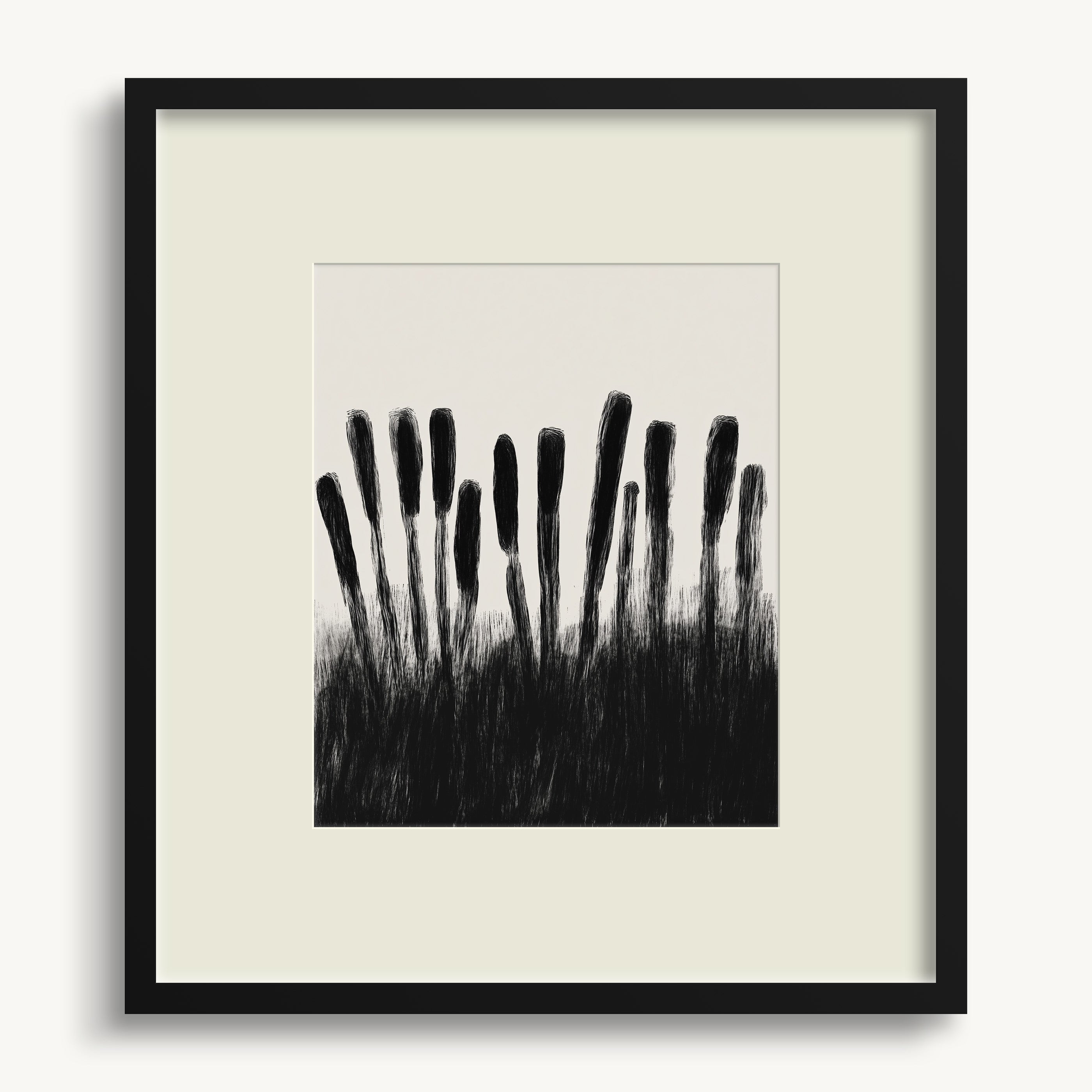 Cattail Plants WALL ART