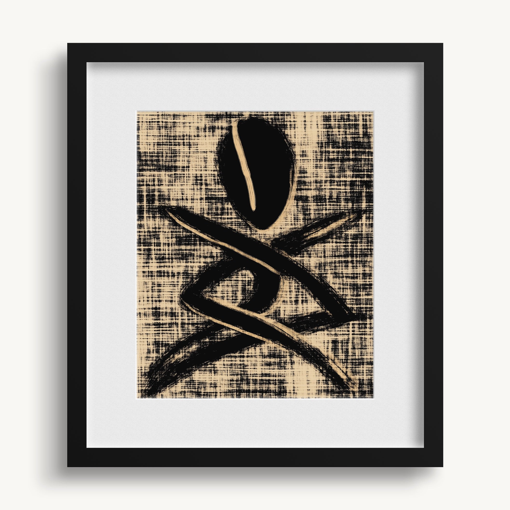 Abstract Brush Strokes WALL ART