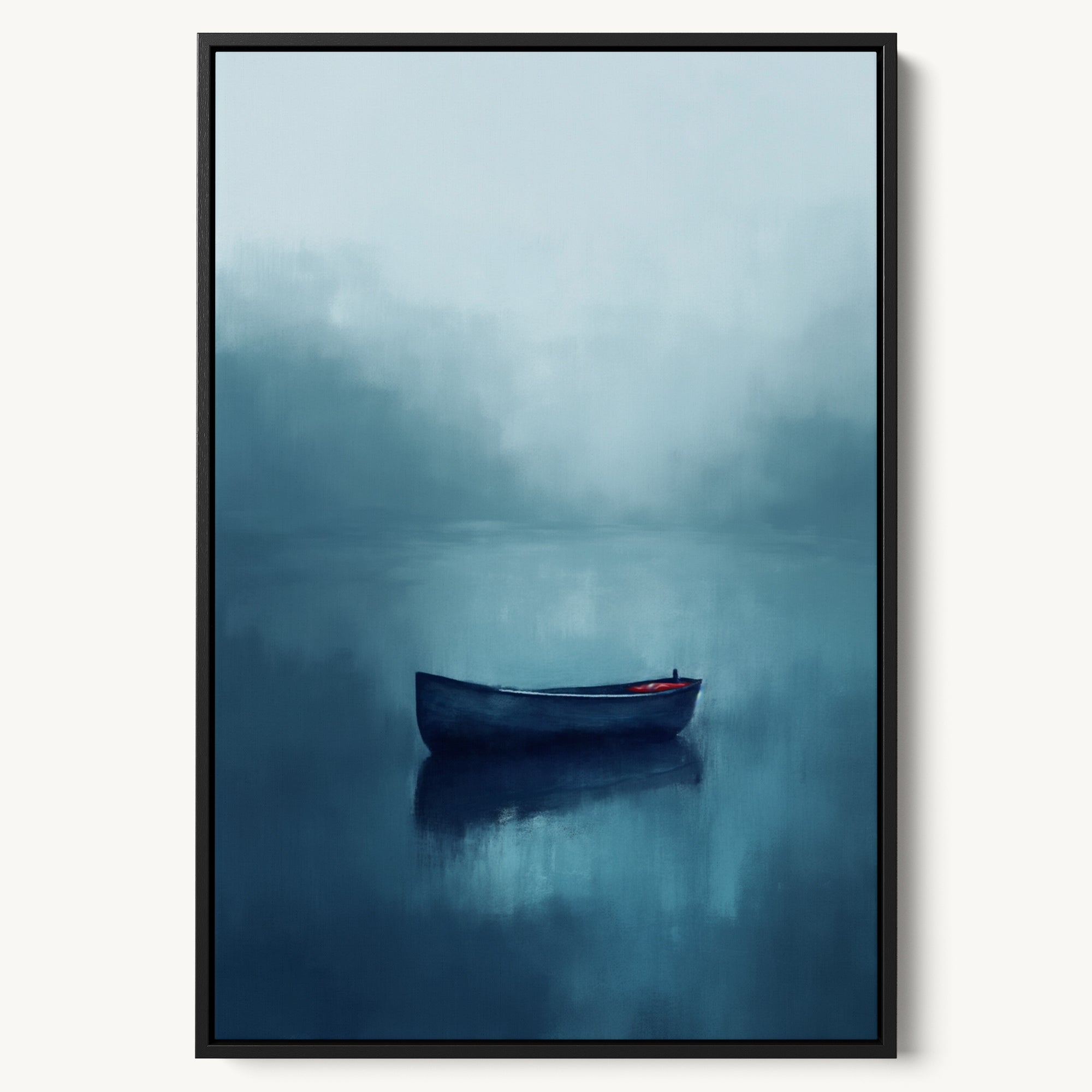 "A LONELY BOAT" WALL ART 2x3