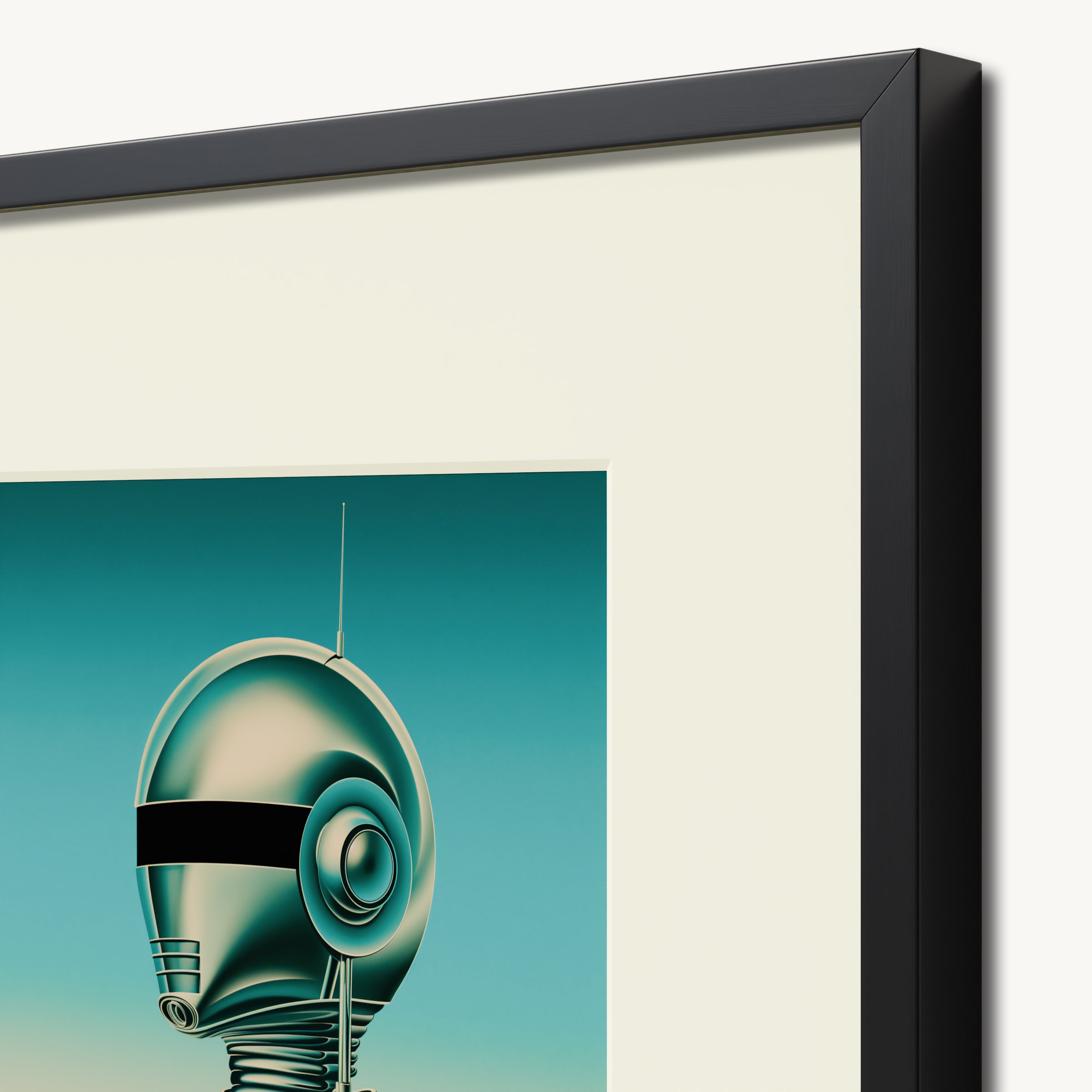 Robotic in Green WALL ART