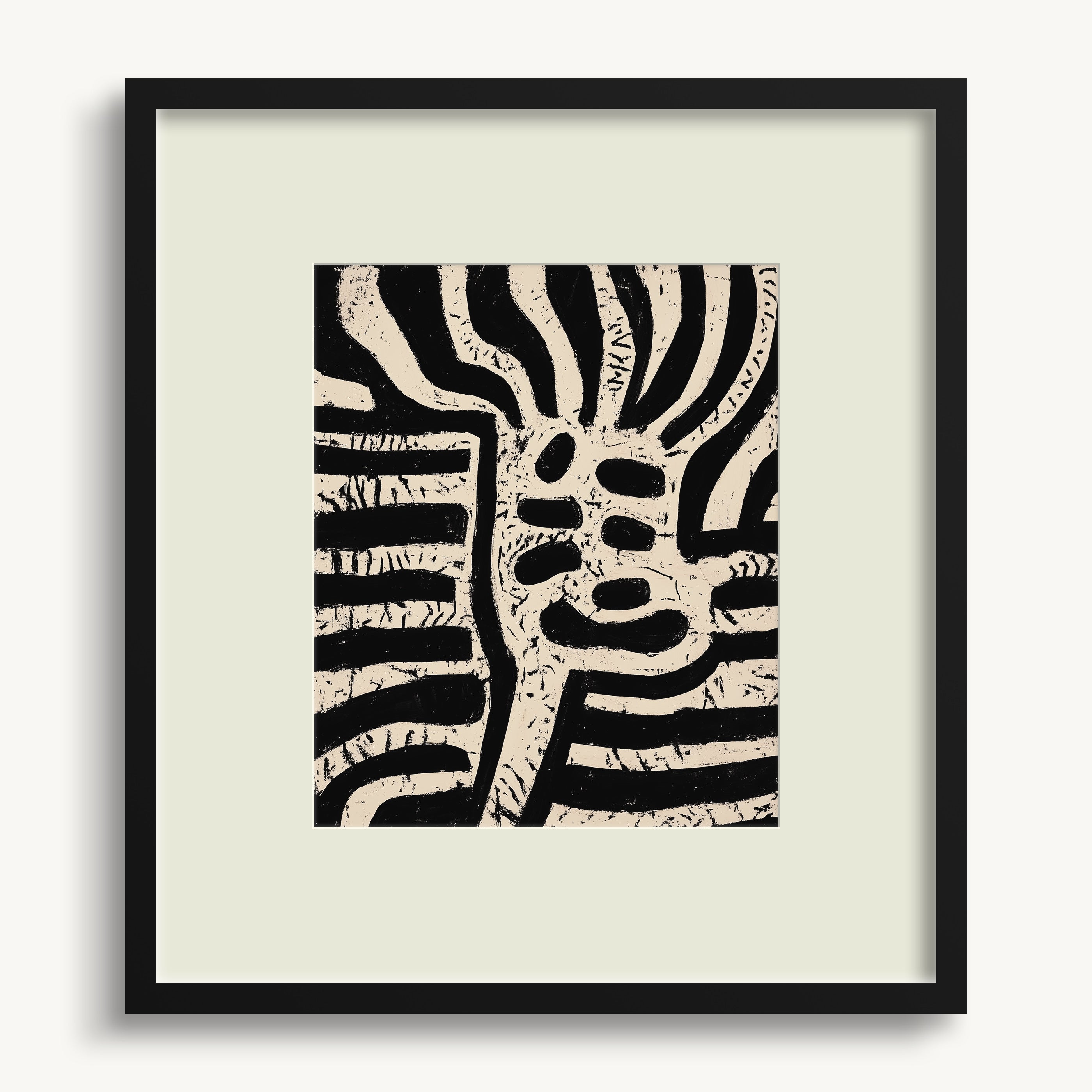 Abstract Face Pattern WALL ART