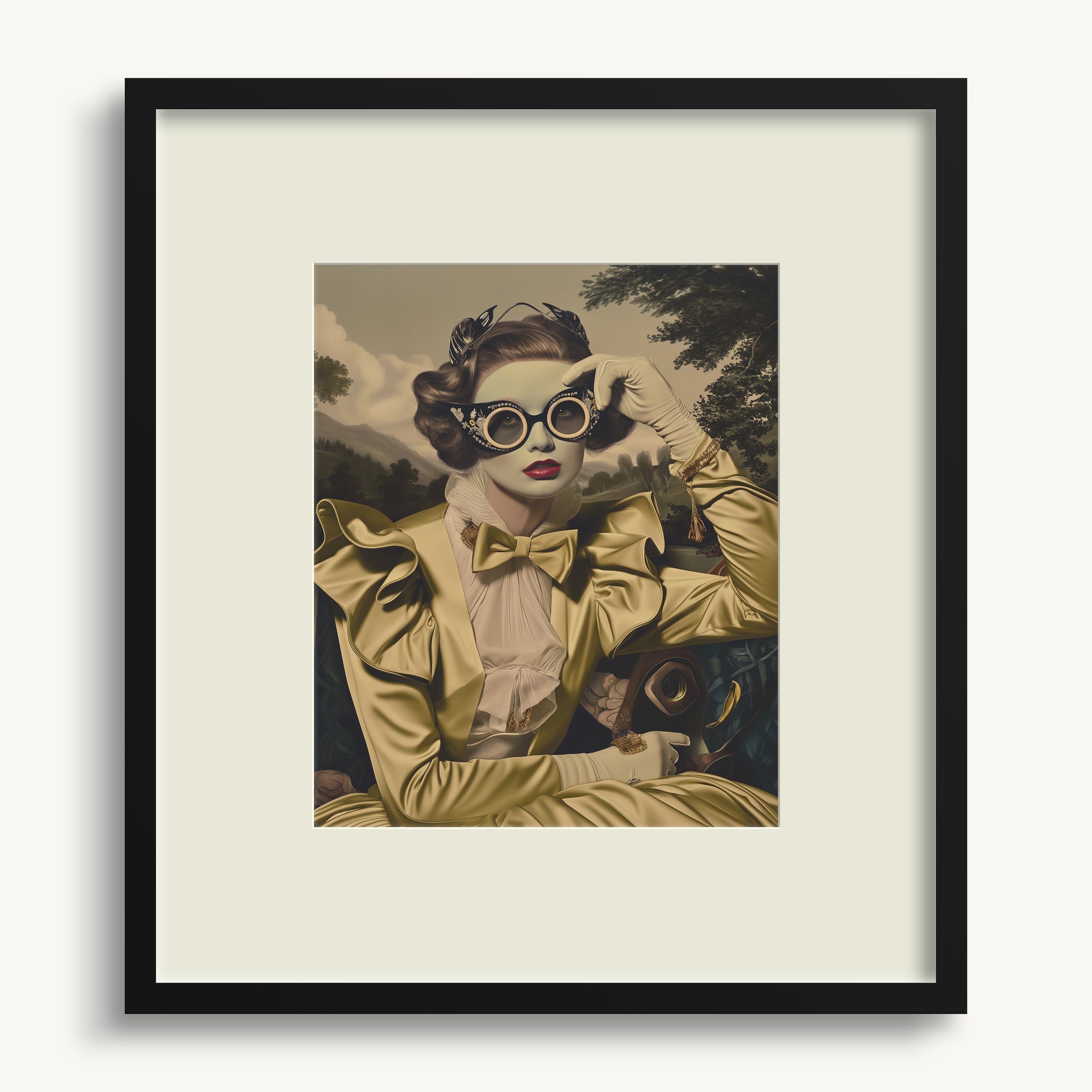 Woman with glasses WALL ART