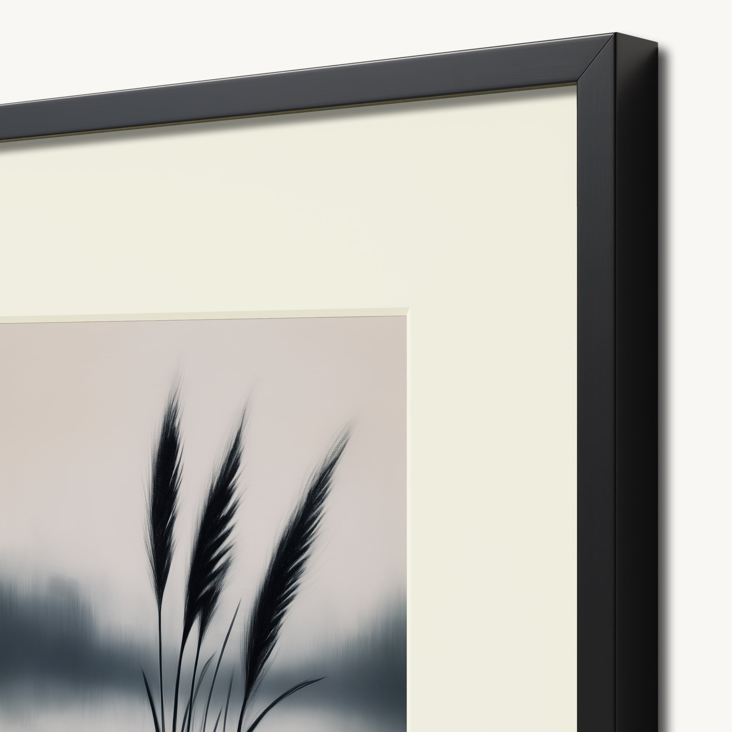 Tall Reeds in Mist WALL ART