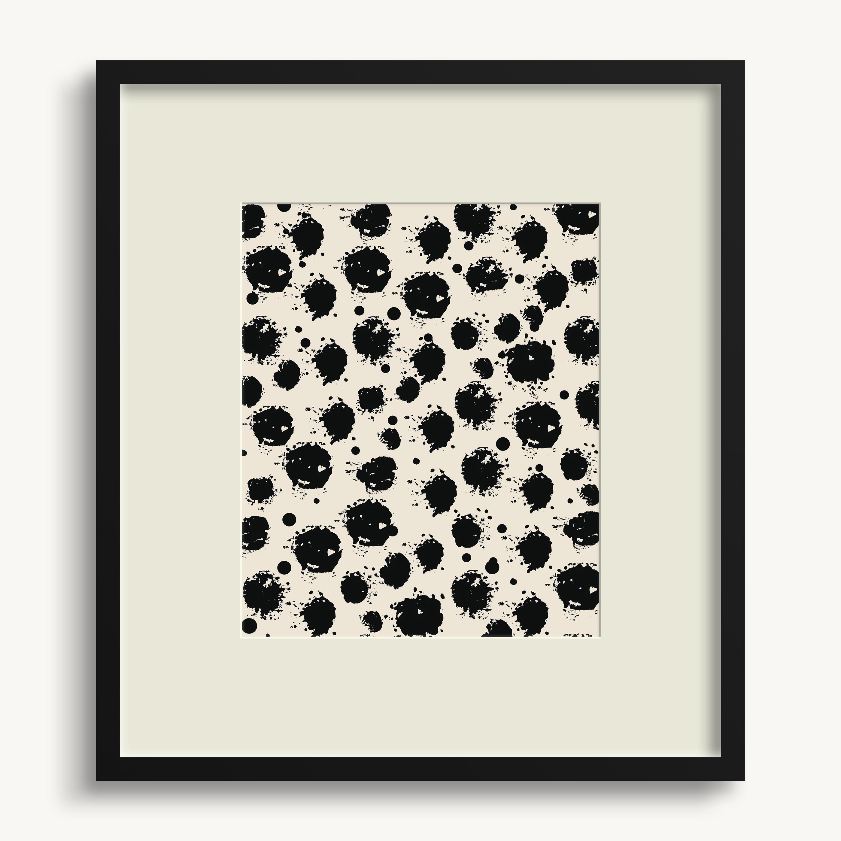 Black Dots WALL ART