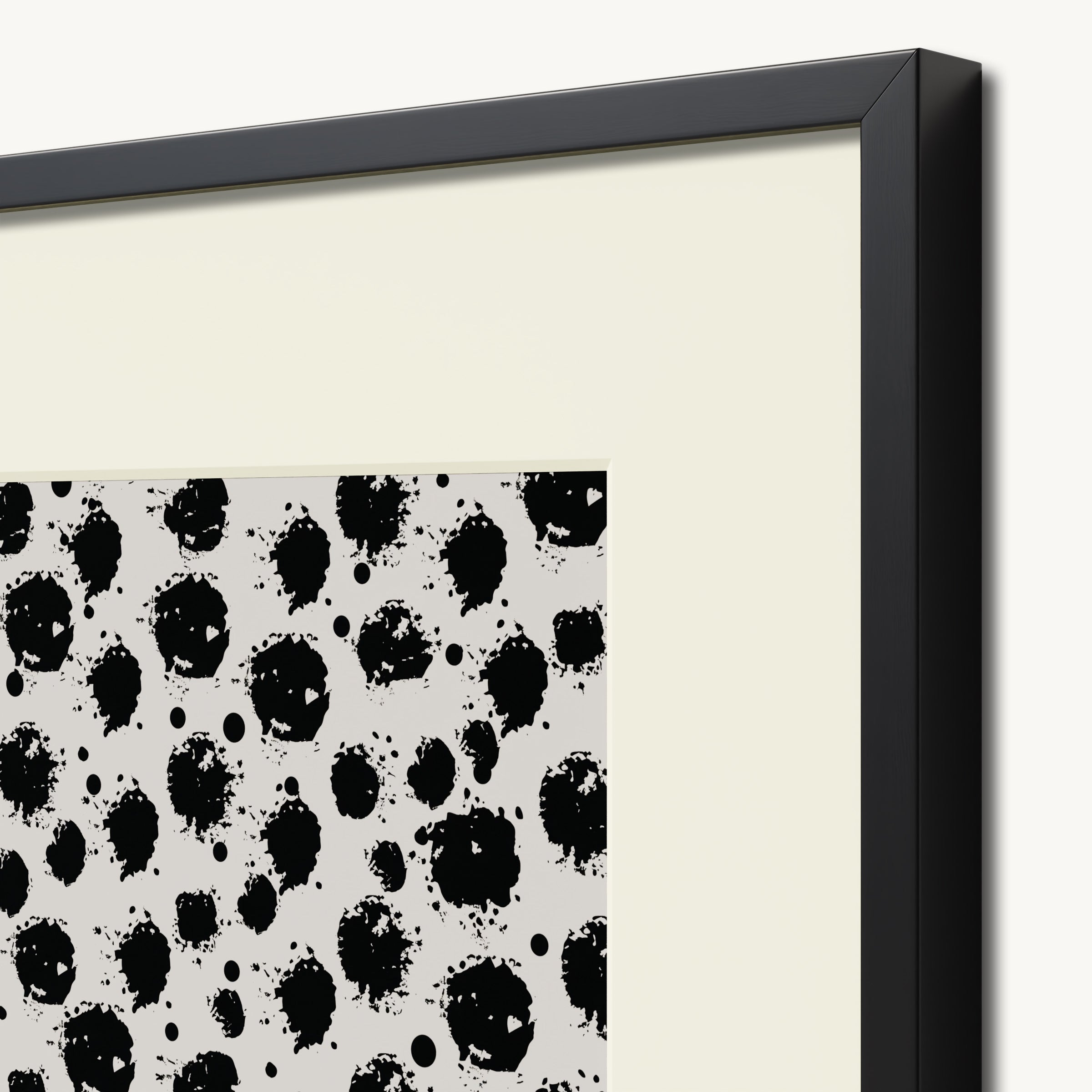 Black Dots WALL ART