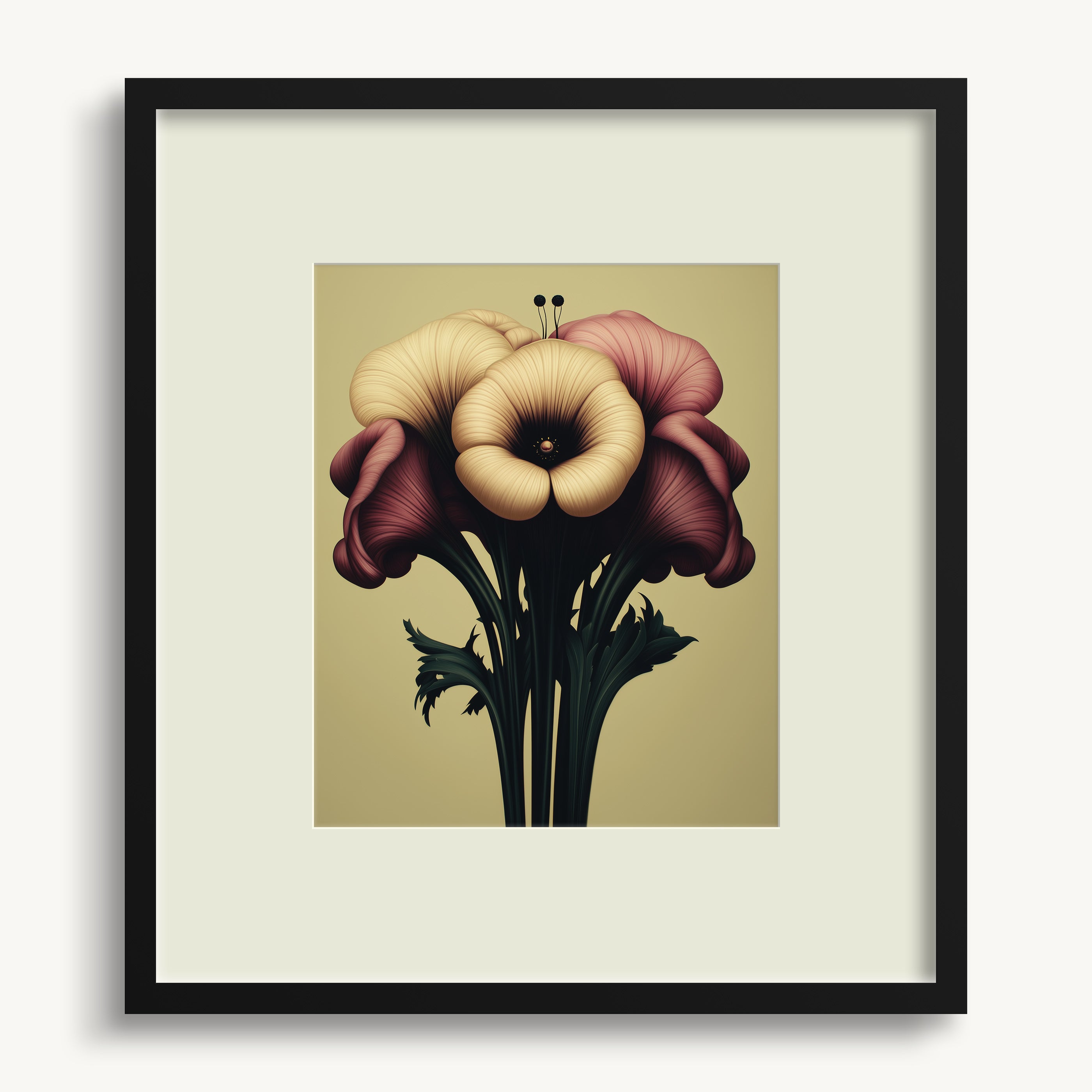 Bouquet of Trumpet Blooms WALL ART