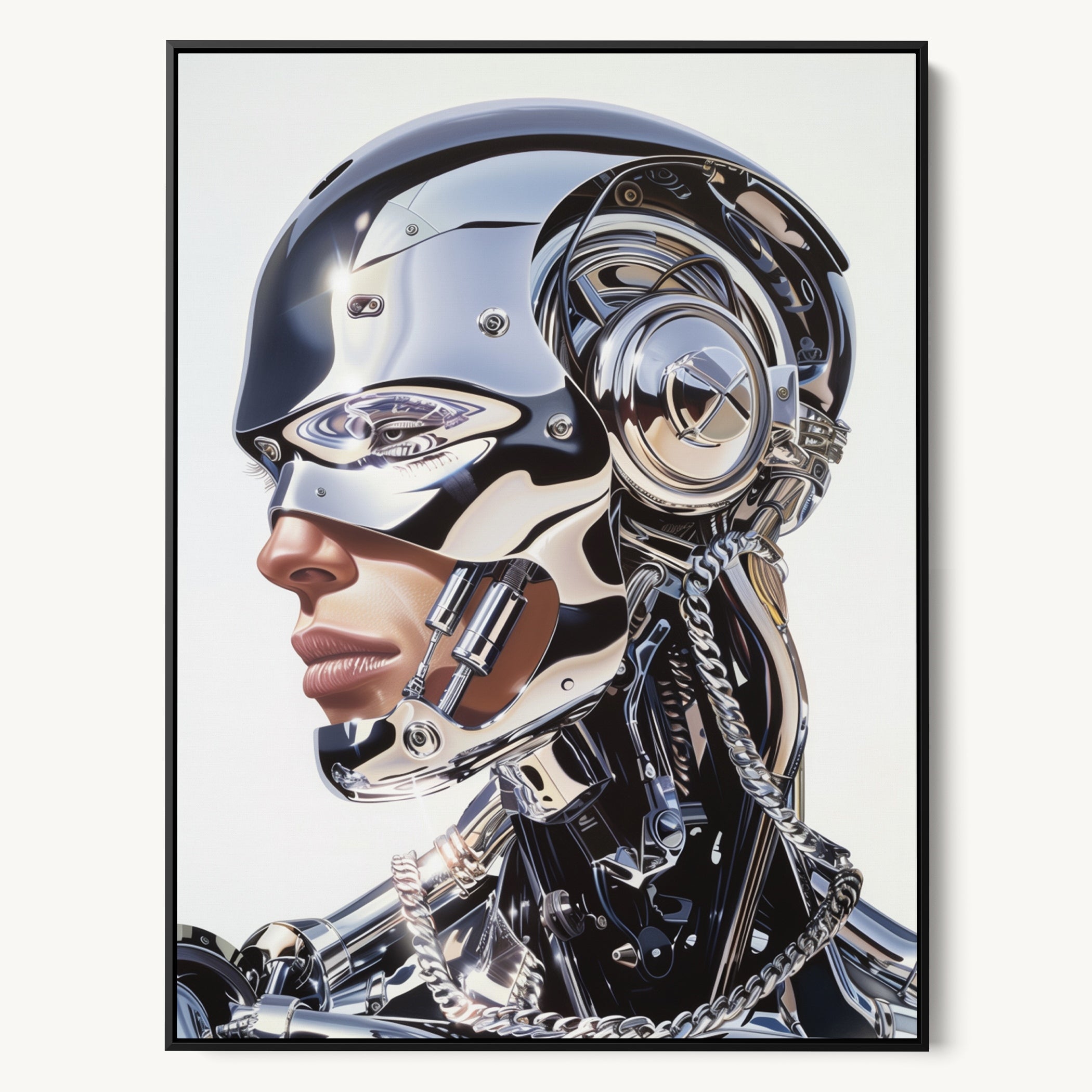 "CYBORG MAN" WALL ART 3x4