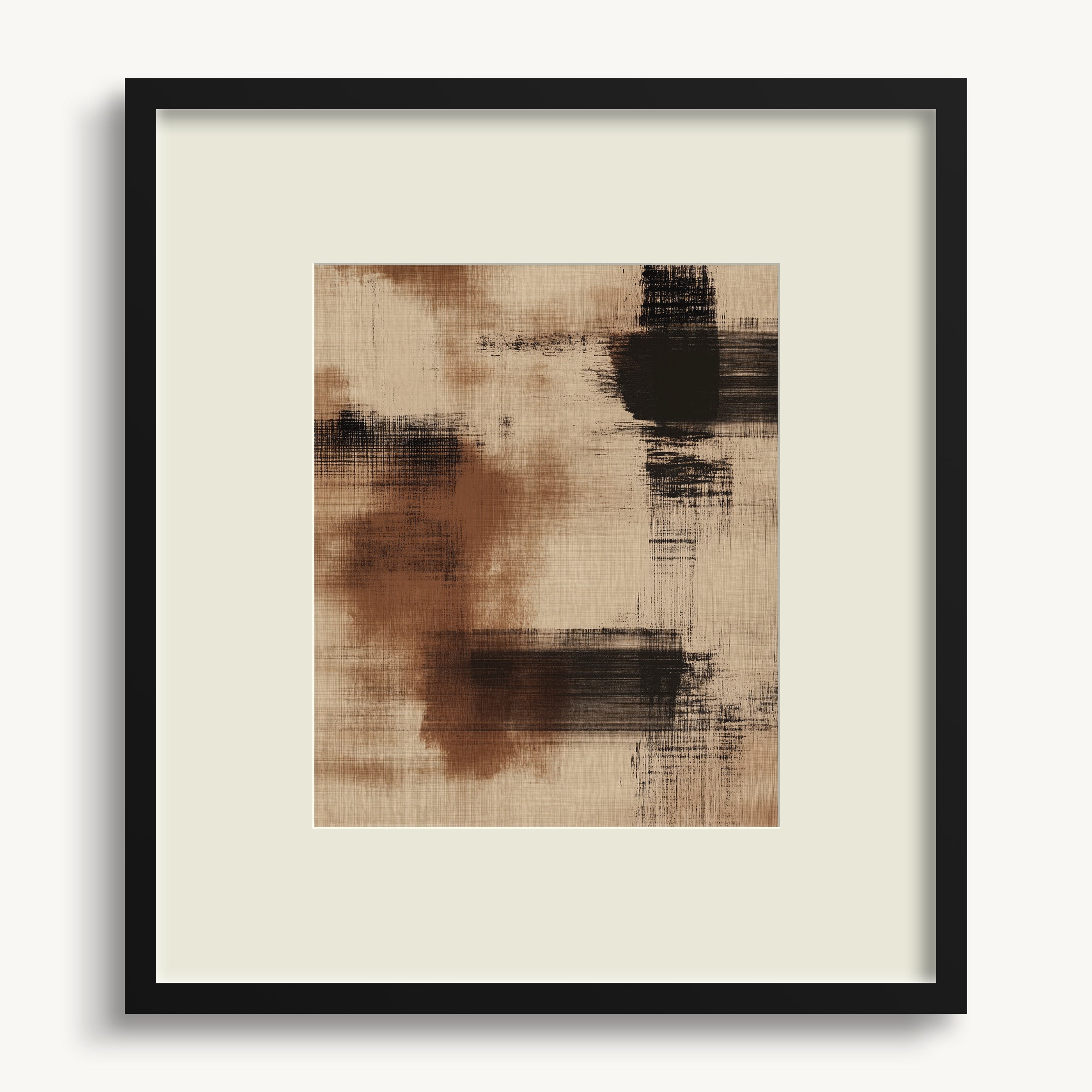 Abstract Brush Strokes WALL ART