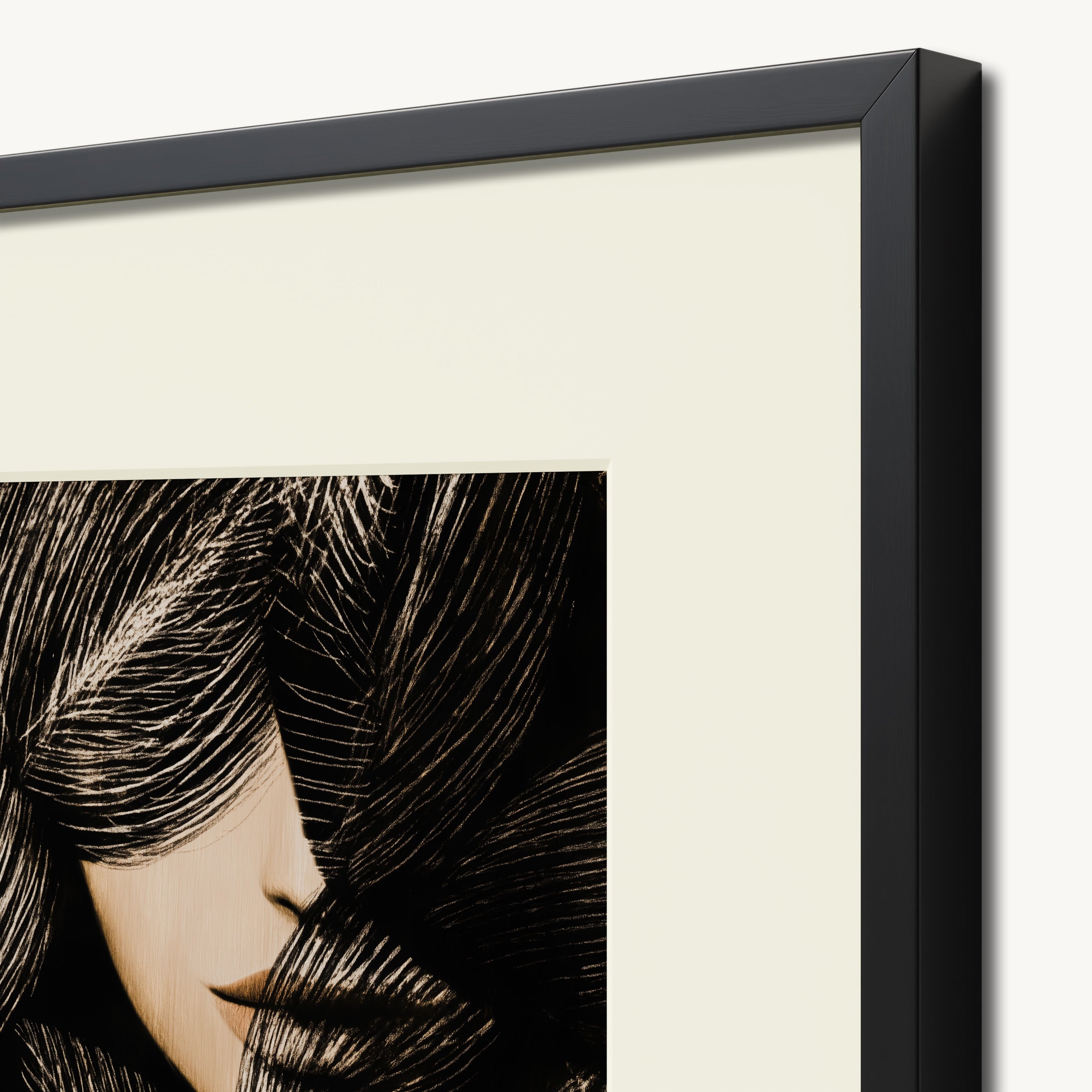 Abstract Female Portrait WALL ART