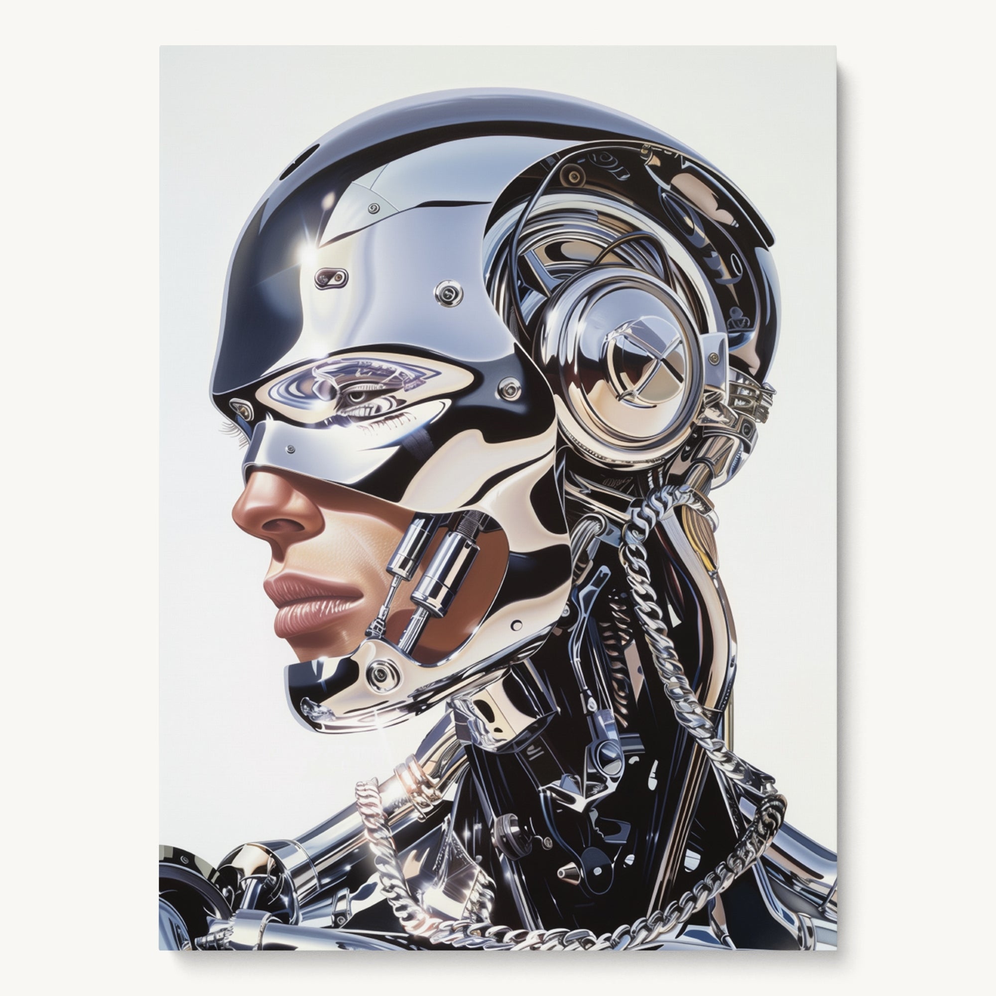 "CYBORG MAN" WALL ART 3x4