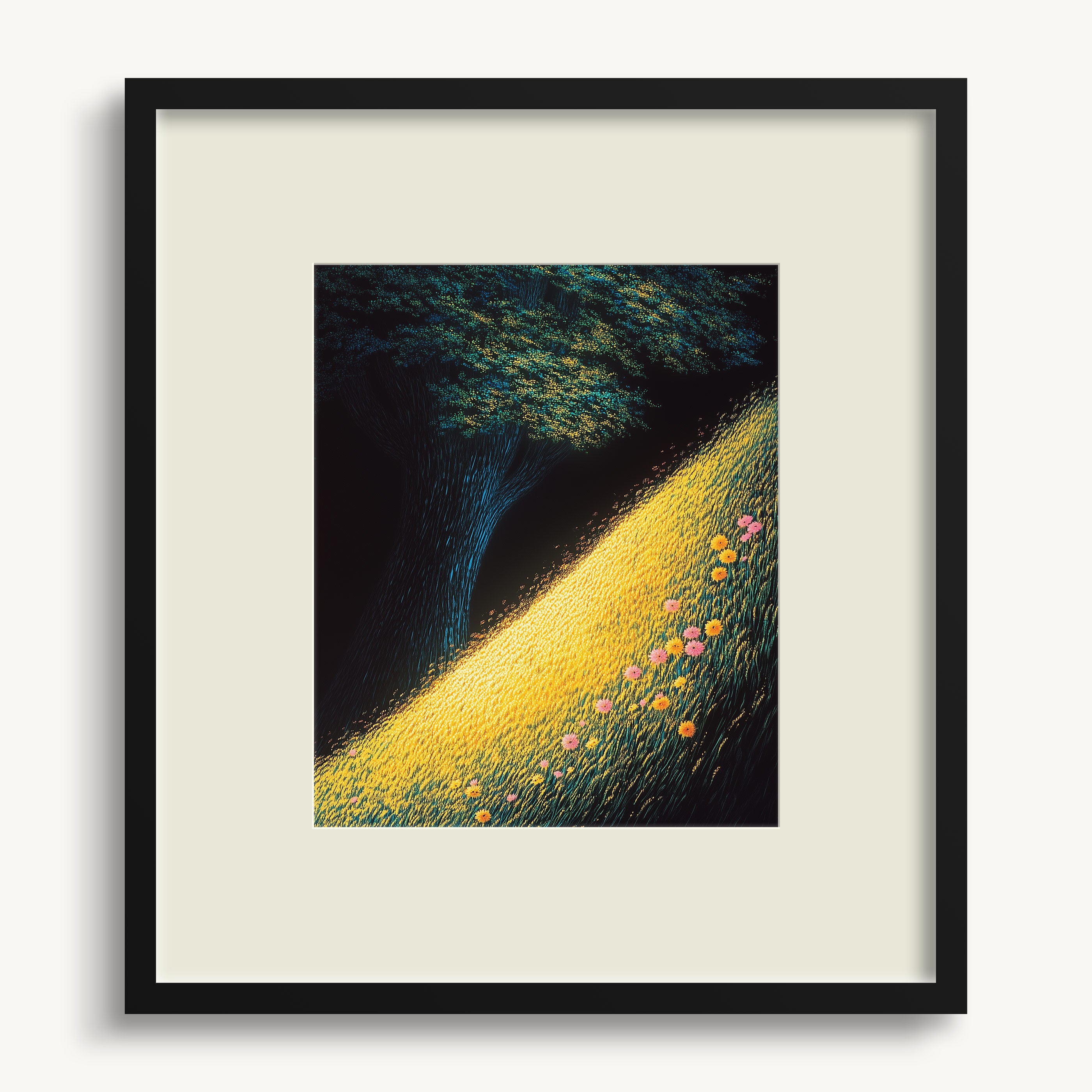 Sloping Landscape with Path WALL ART