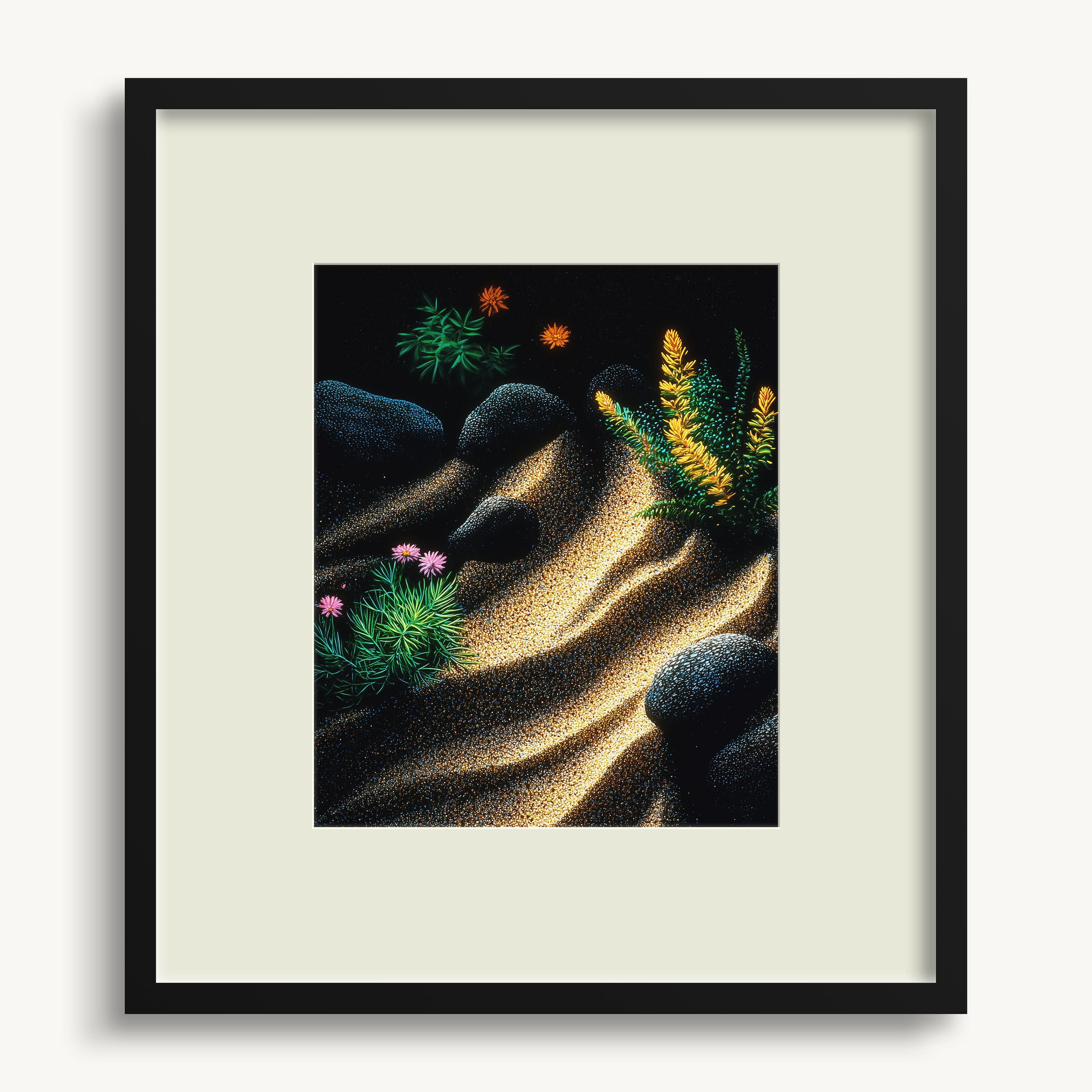 Desert Scene with Stars WALL ART