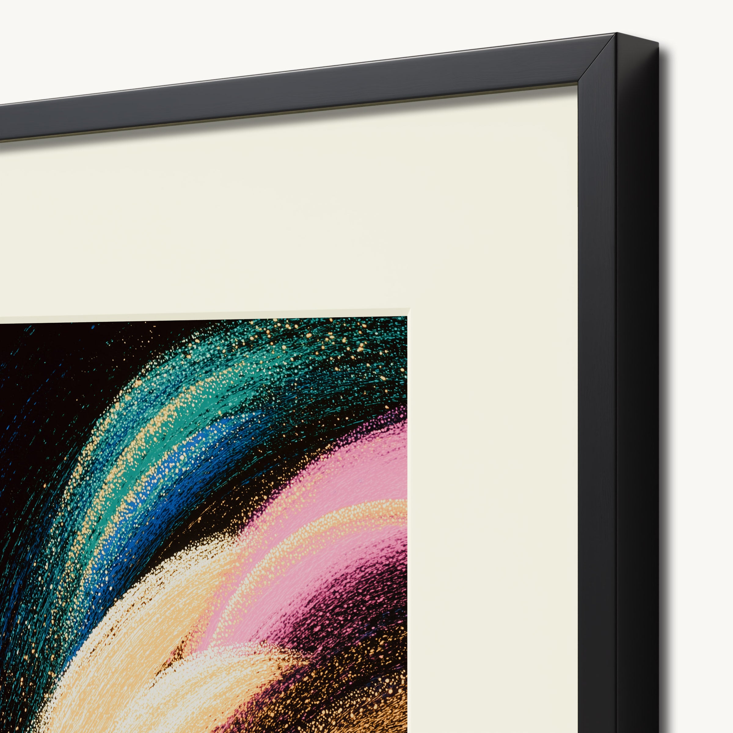 Vibrant Abstract Curves WALL ART