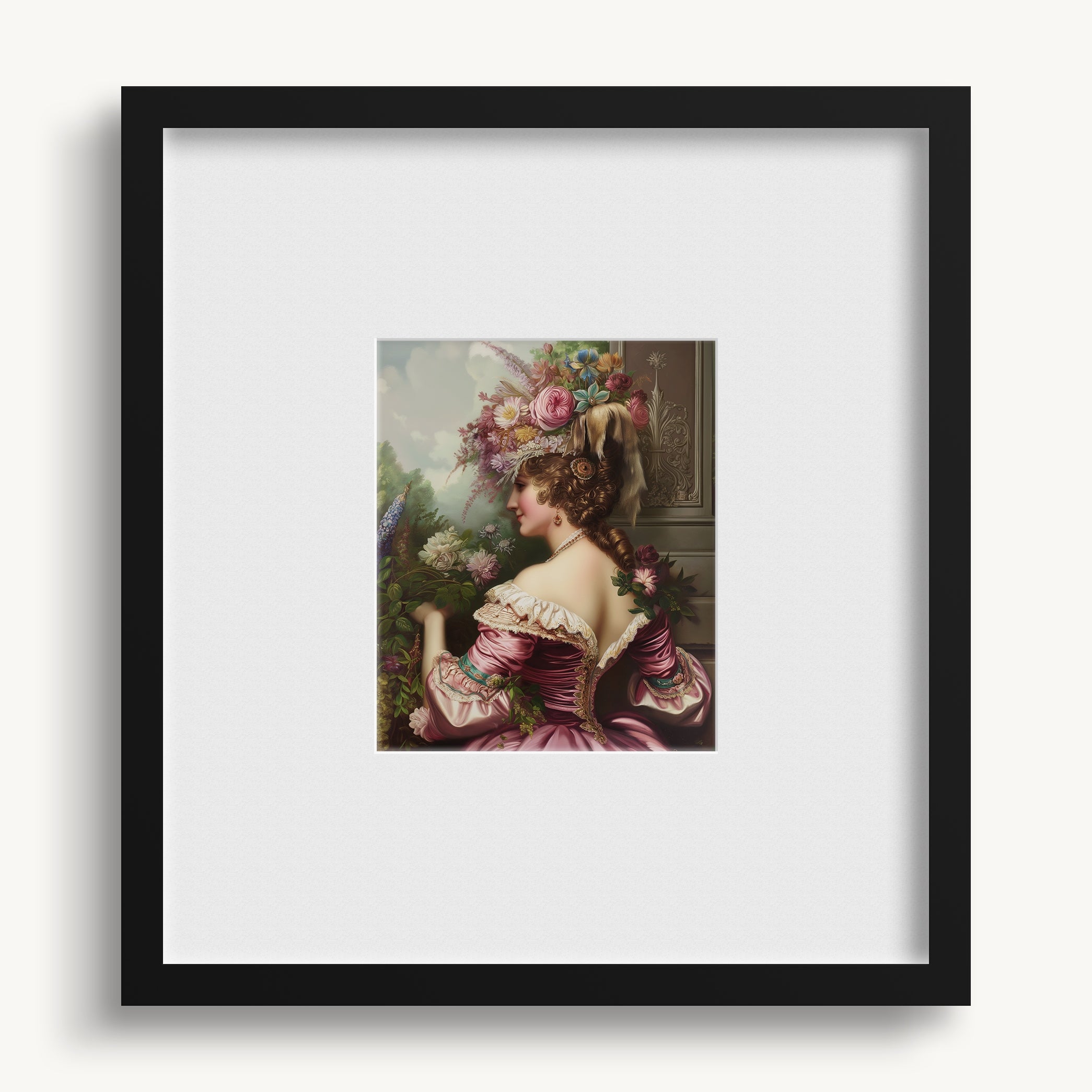 "ARISTOCRATE DES FLEURS" WALL ART