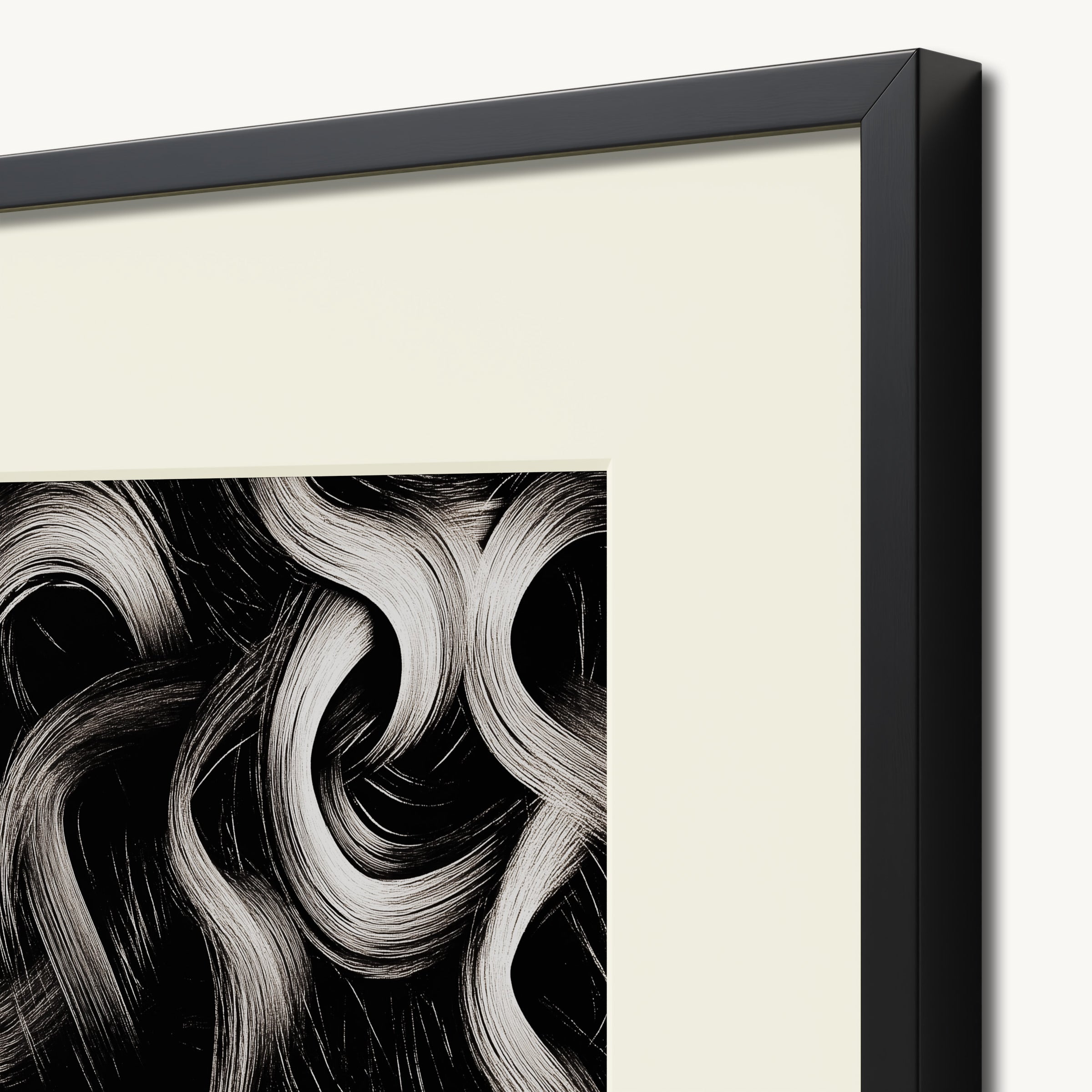 Curved Flowing Lines WALL ART