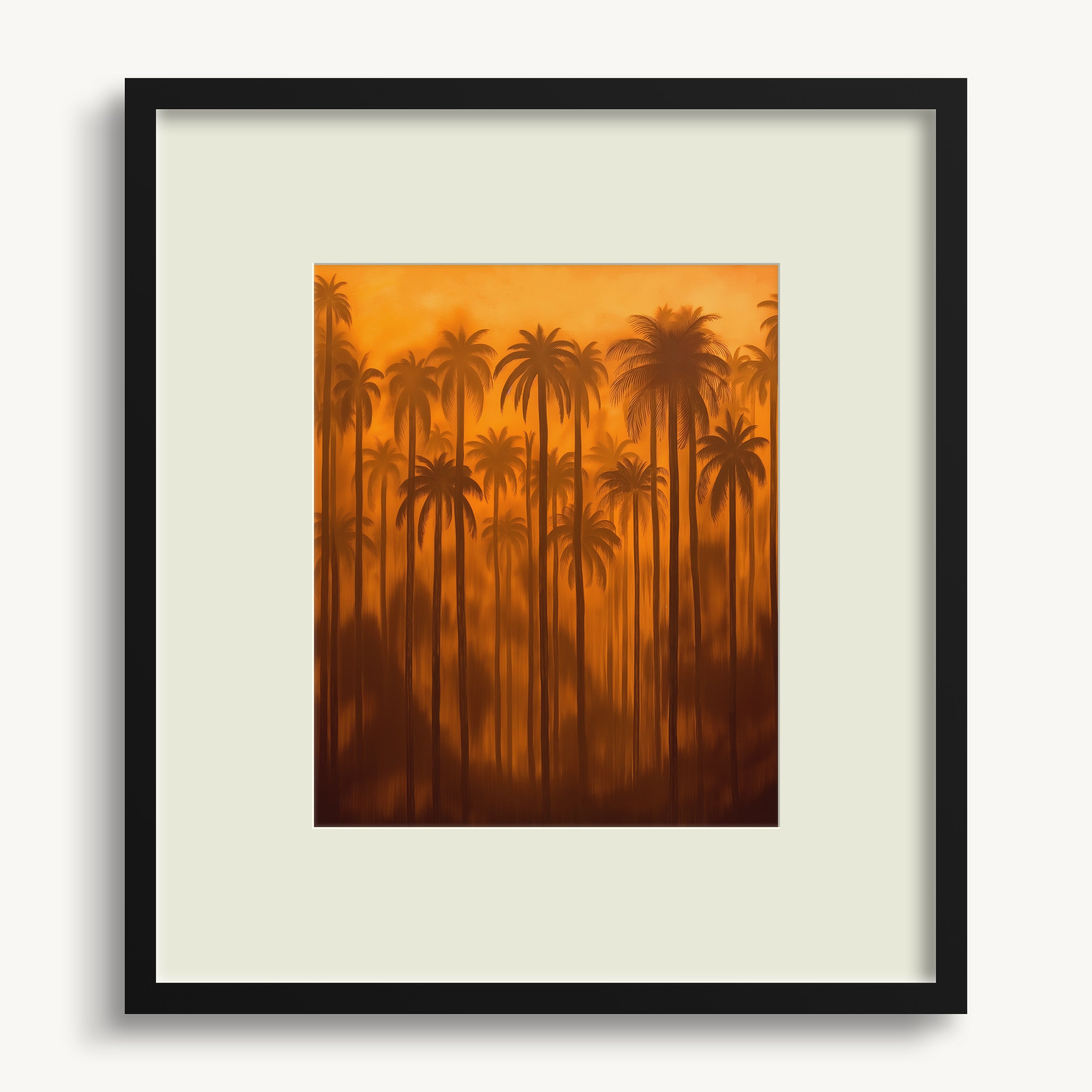 Red Palms WALL ART