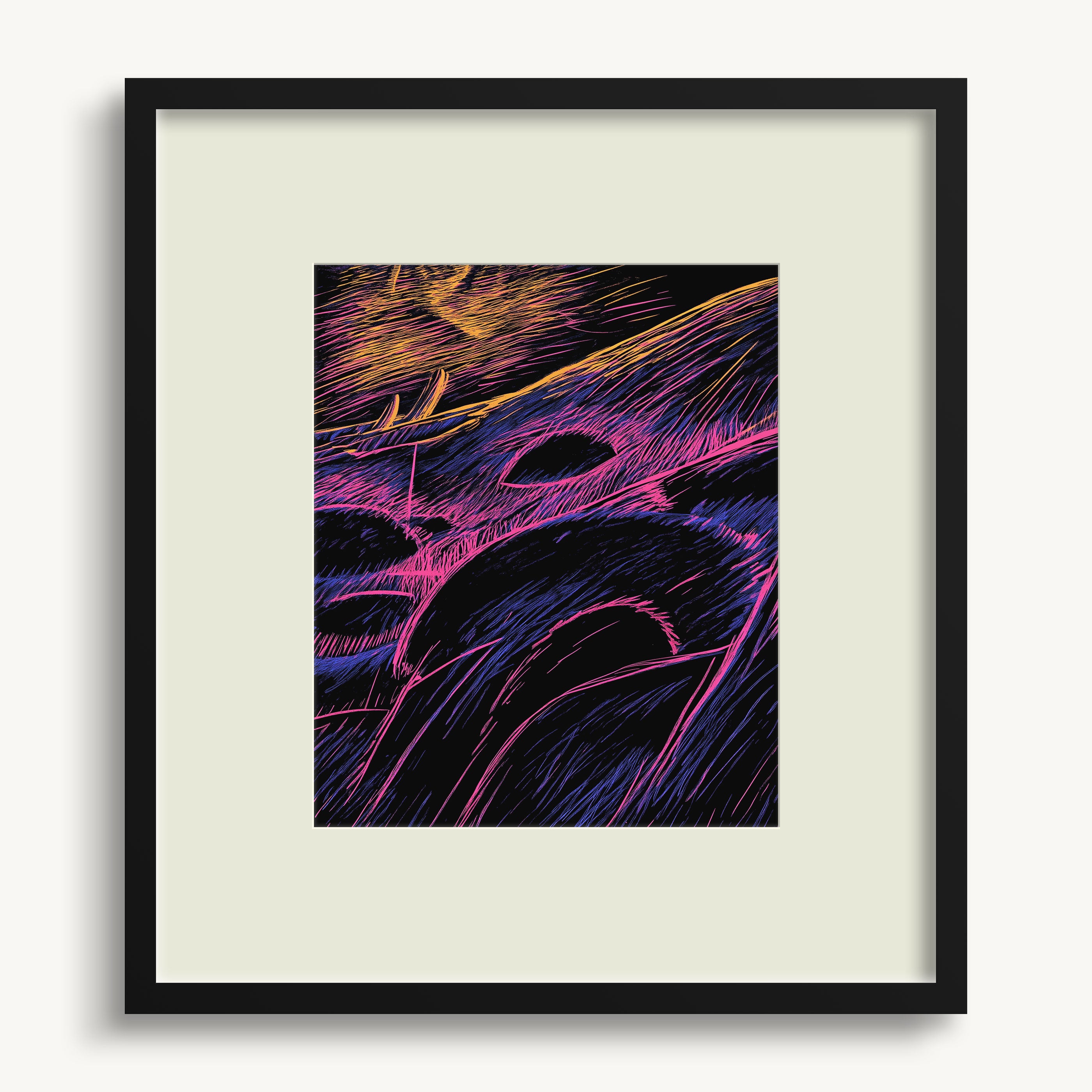 Sweeping Abstract Scene WALL ART