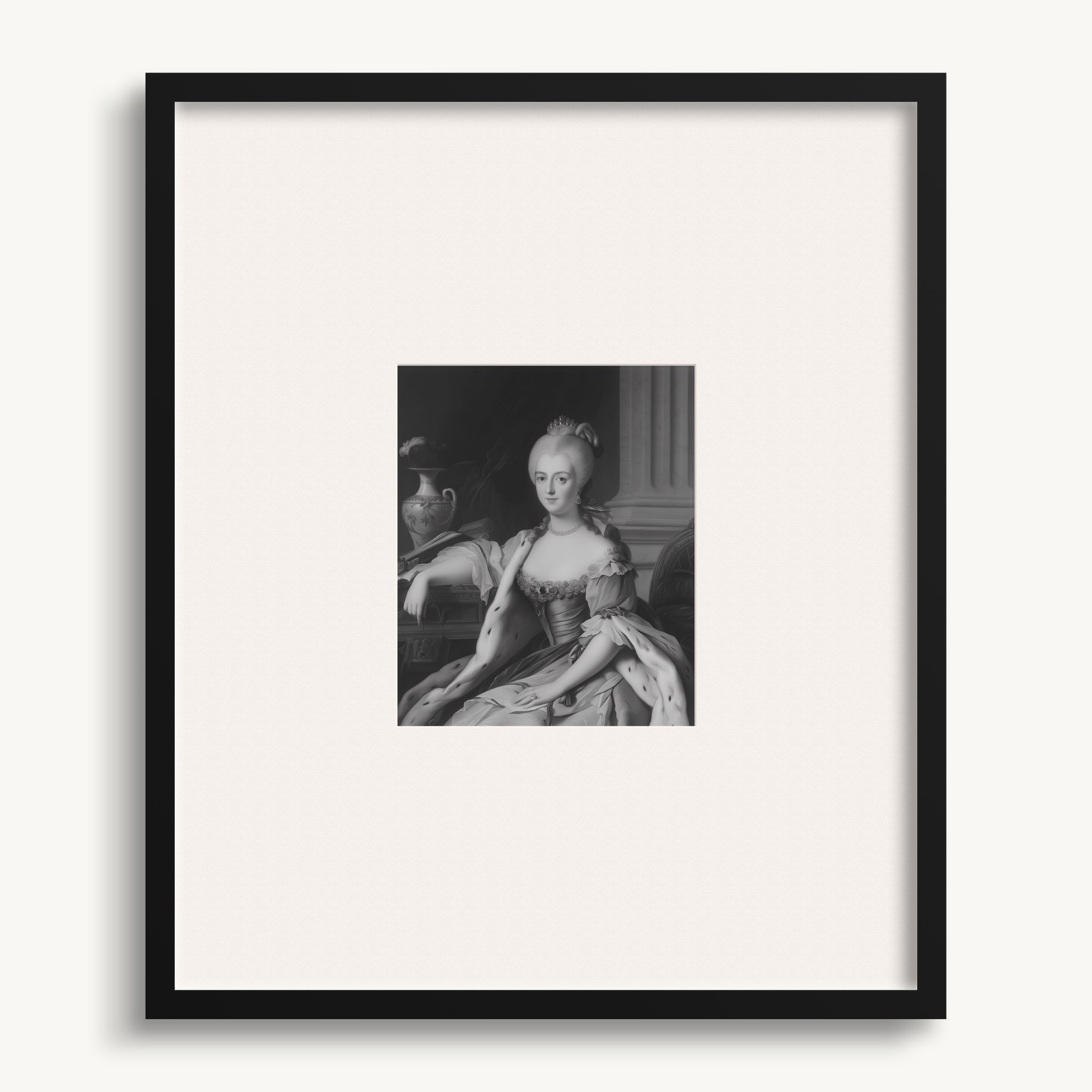 Vintage Portrait of a Noblewoman WALL ART