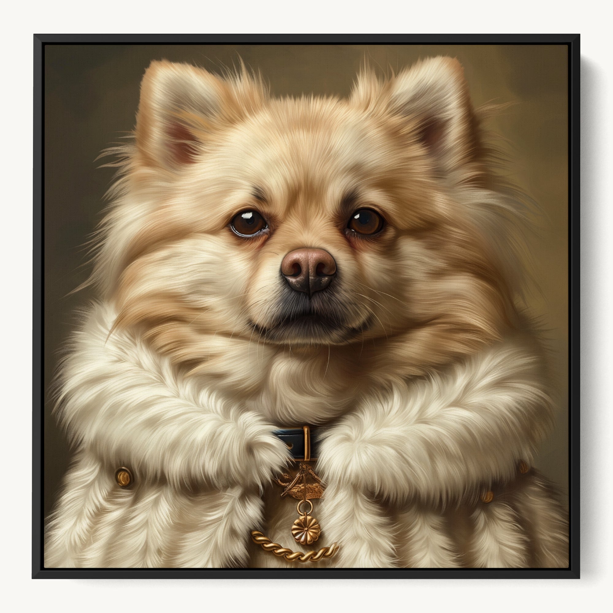 "ROYAL DOG" WALL ART 1x1