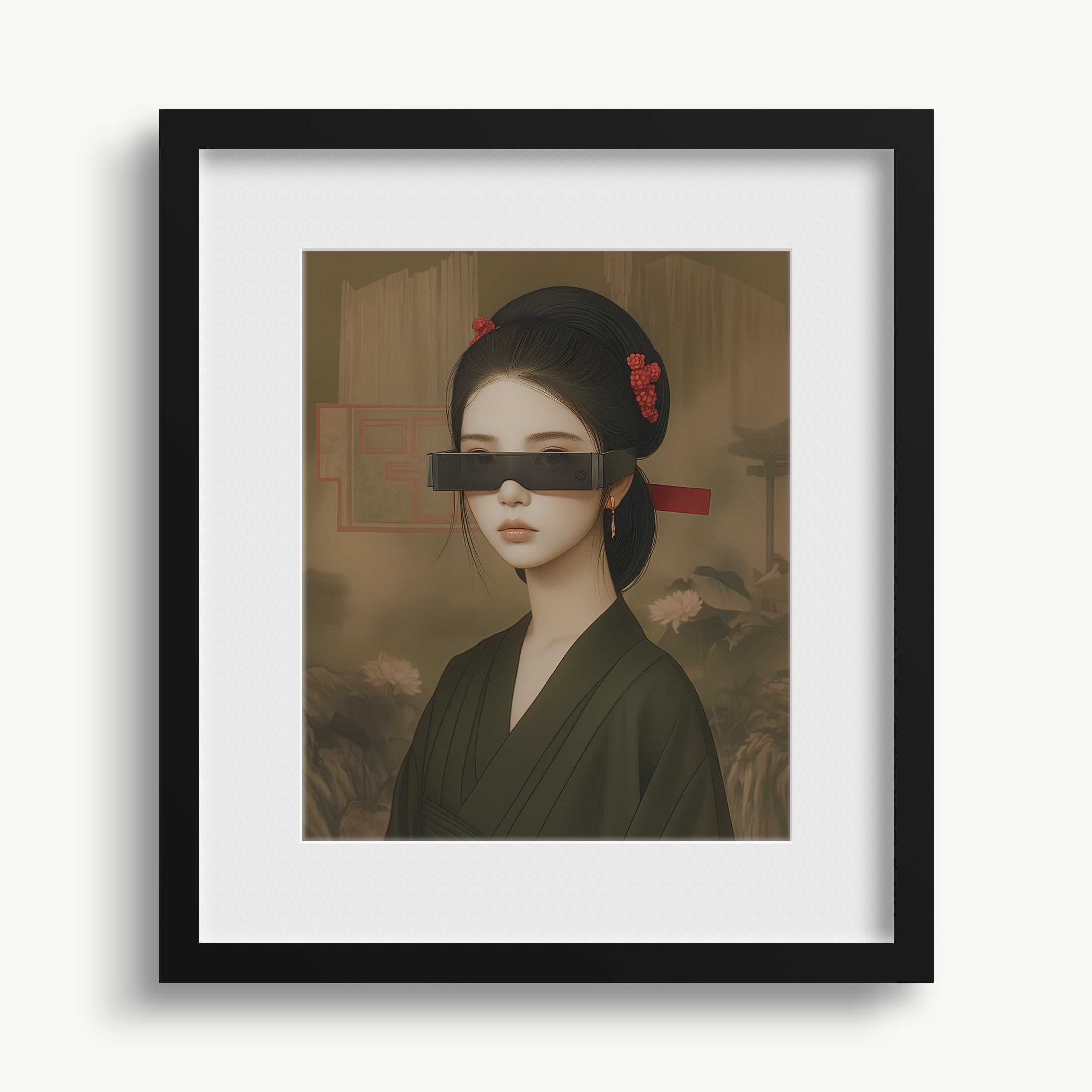 "ORIENTAL MUSE" WALL ART