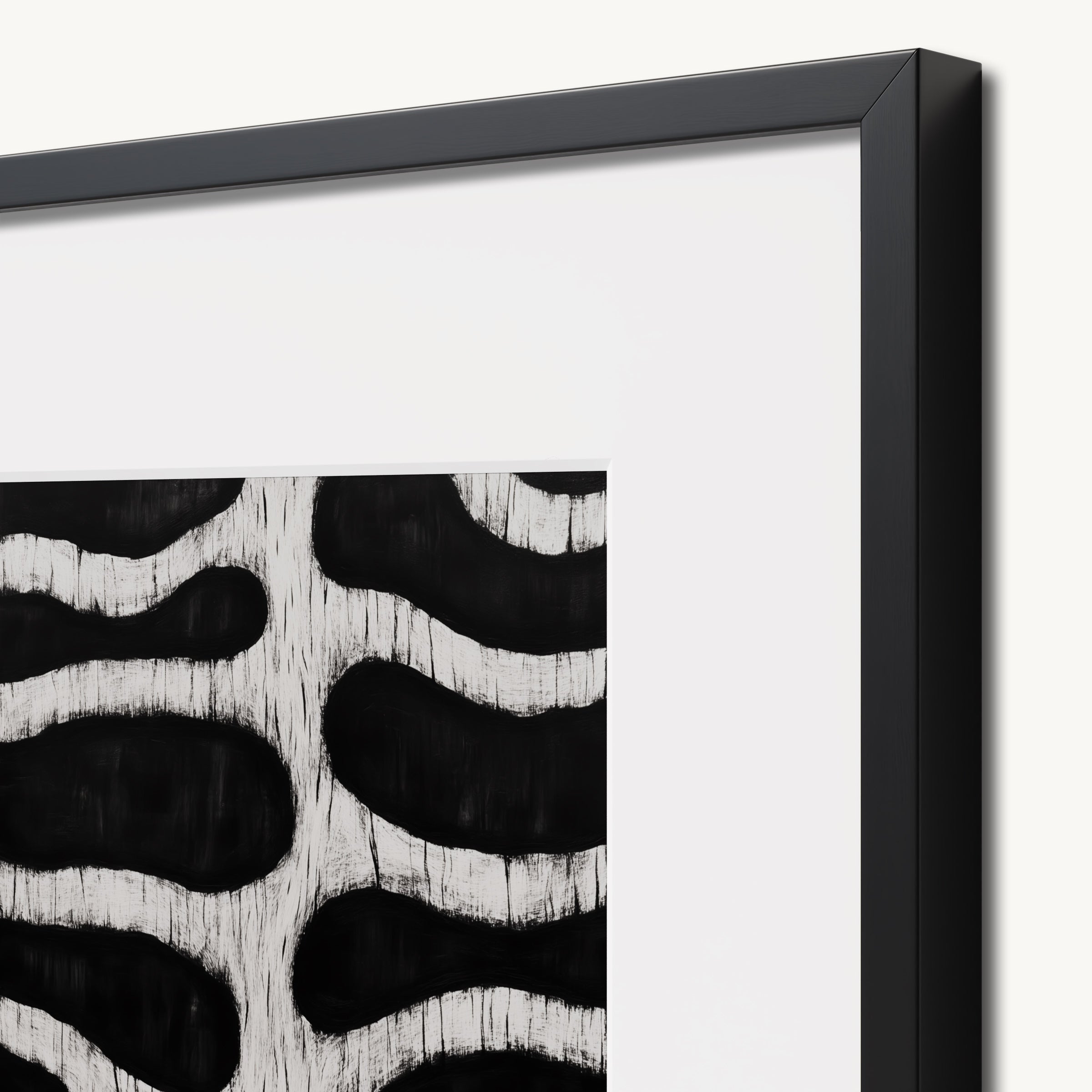 Wavy Organic Pattern WALL ART