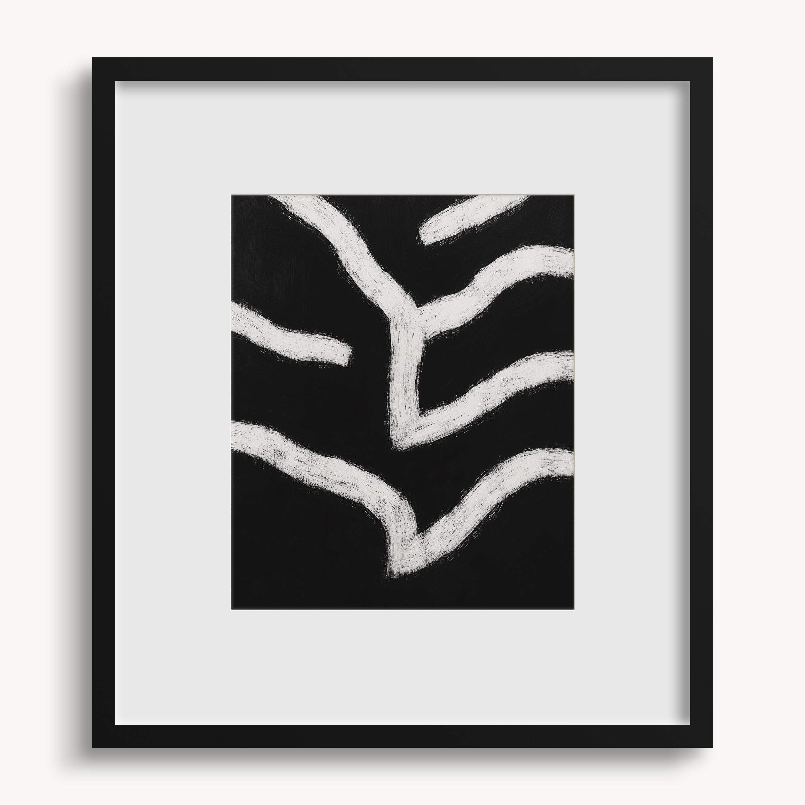 Wavy Organic Lines WALL ART