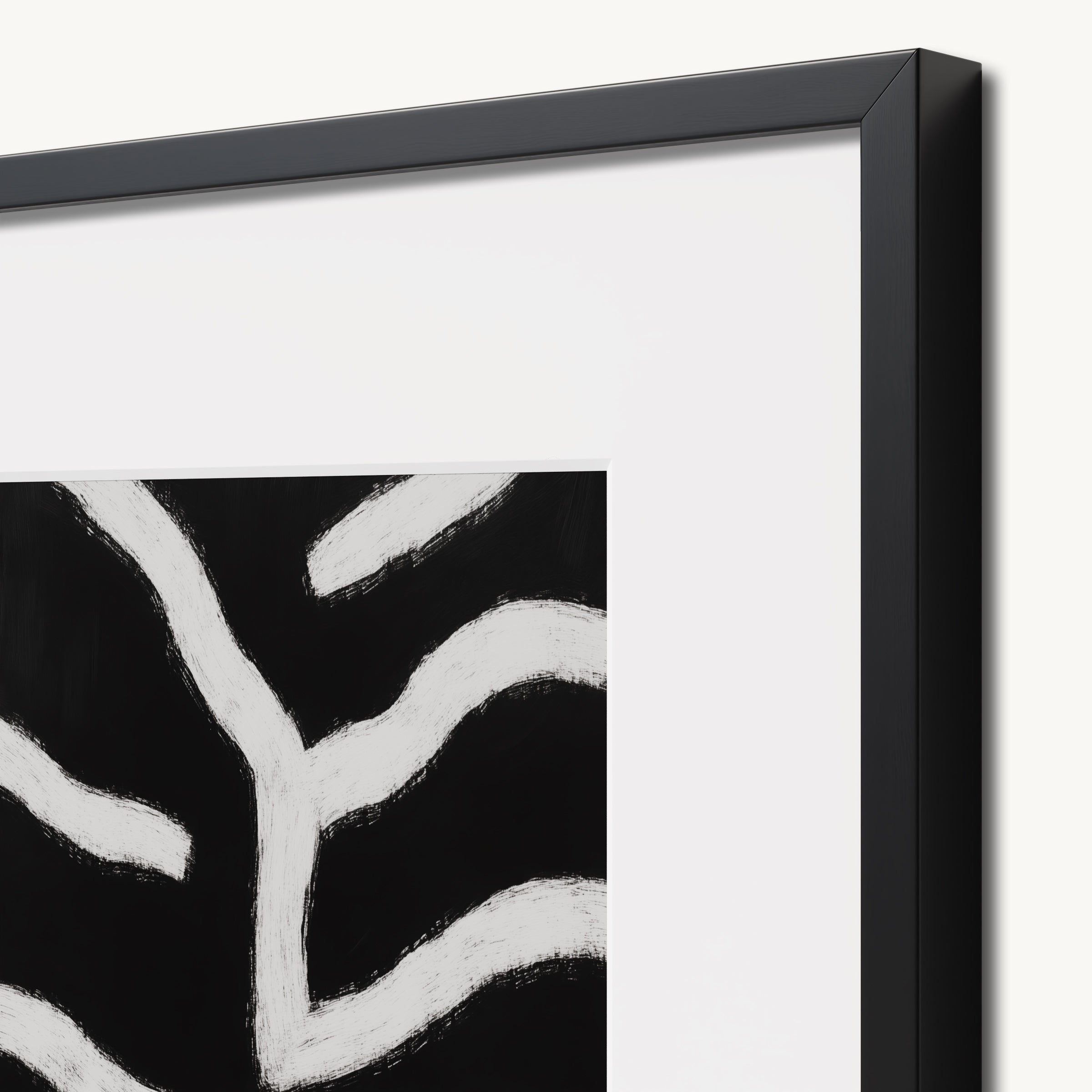 Wavy Organic Lines WALL ART