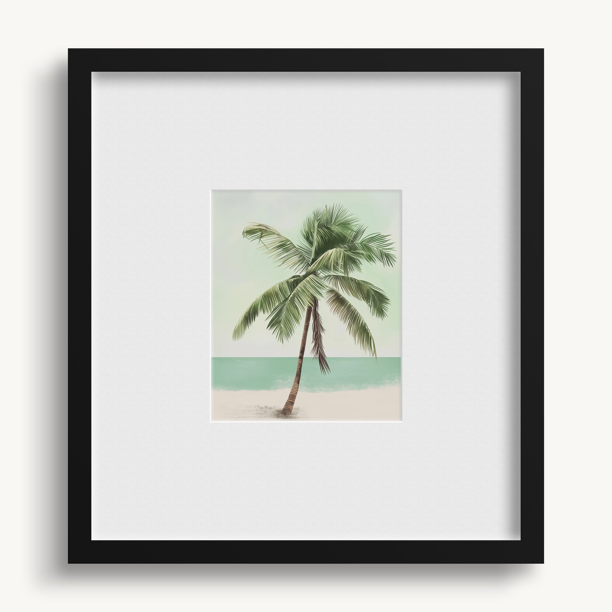 "GREEN PALM" WALL ART