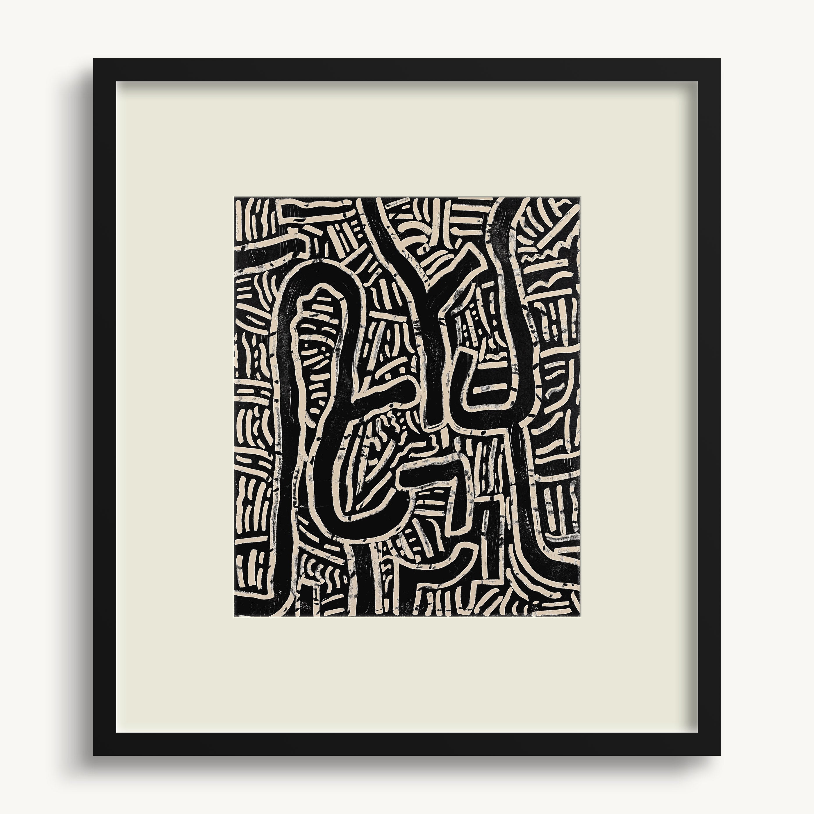 Intricate Maze Patterns WALL ART