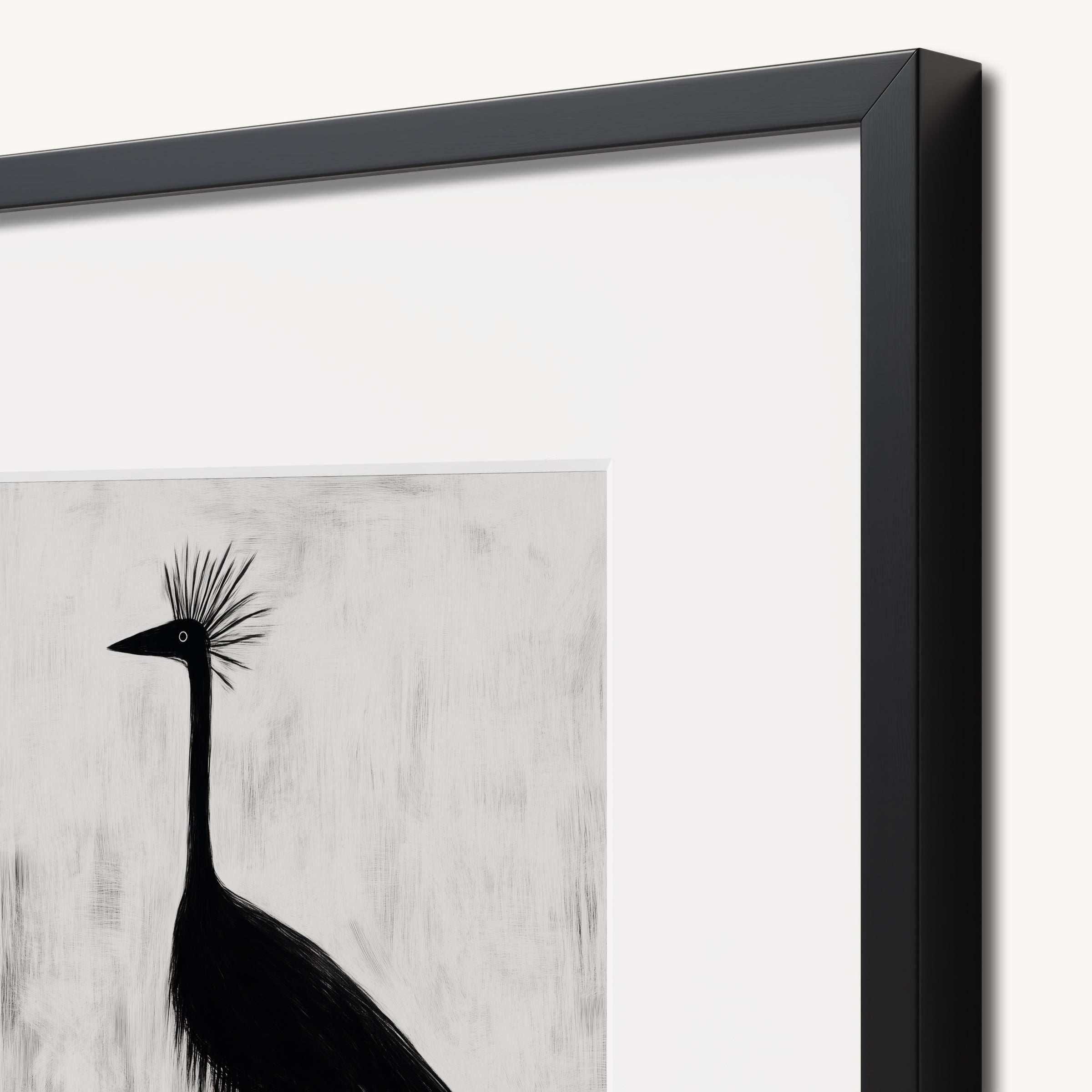 Crowned Bird WALL ART