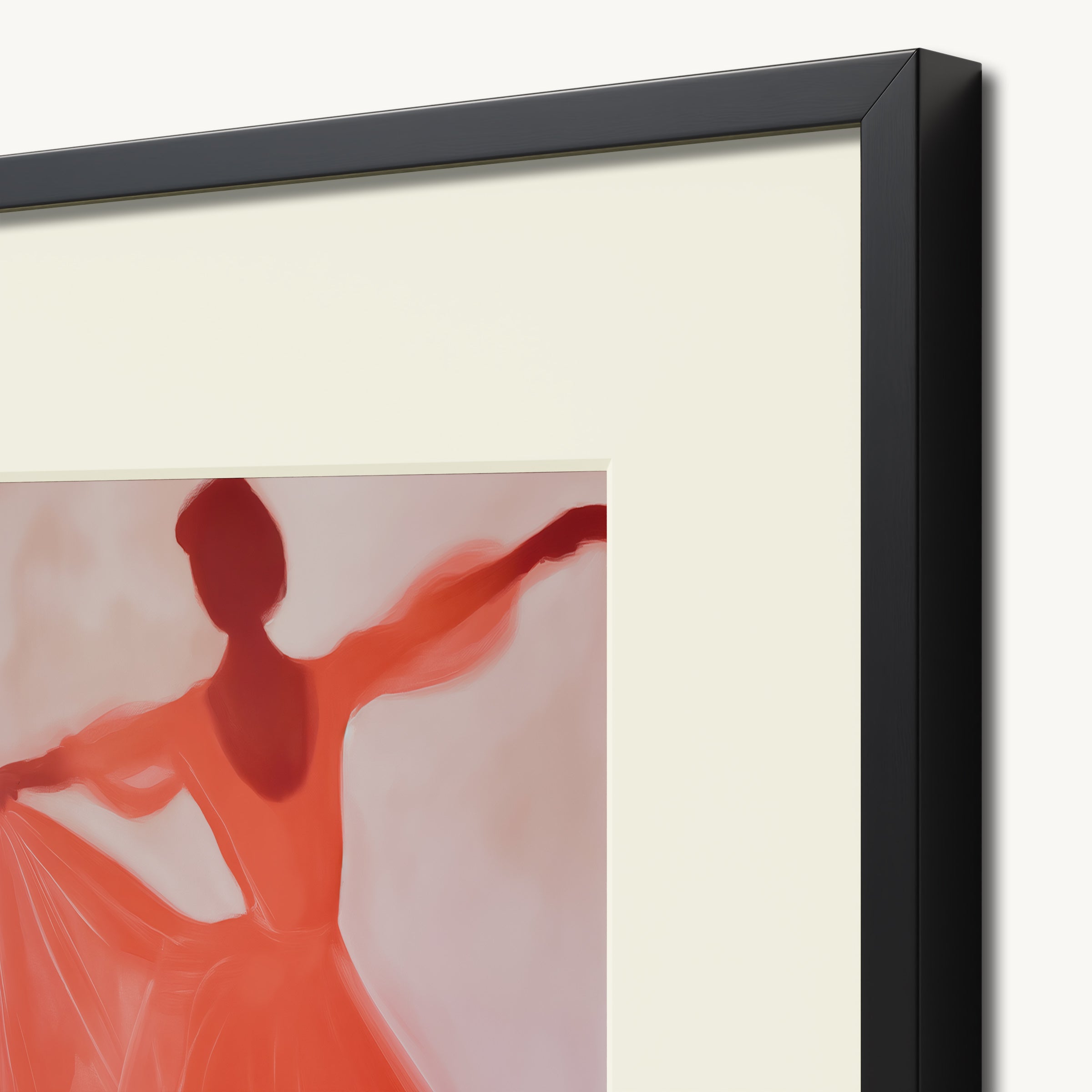 Dancer in Red Dress WALL ART