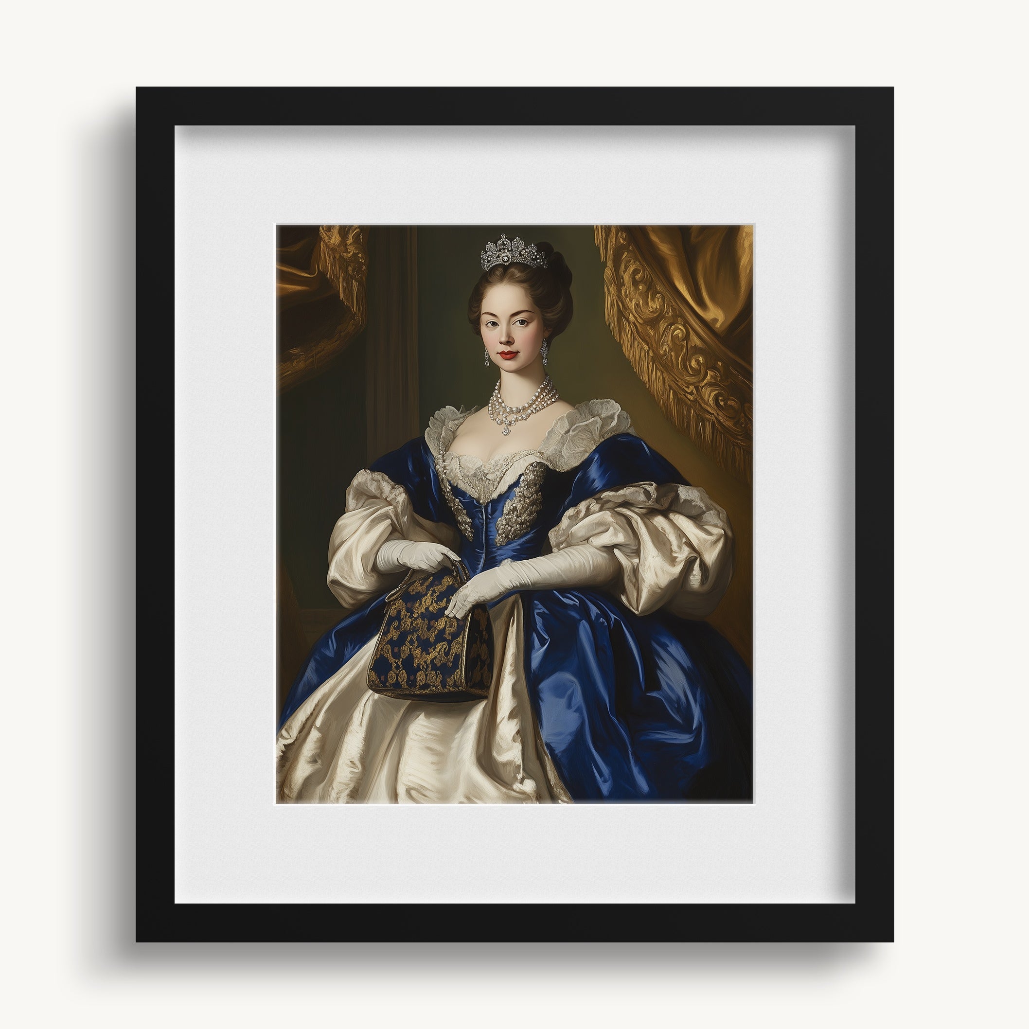 "ROYAL ATTIRE" WALL ART